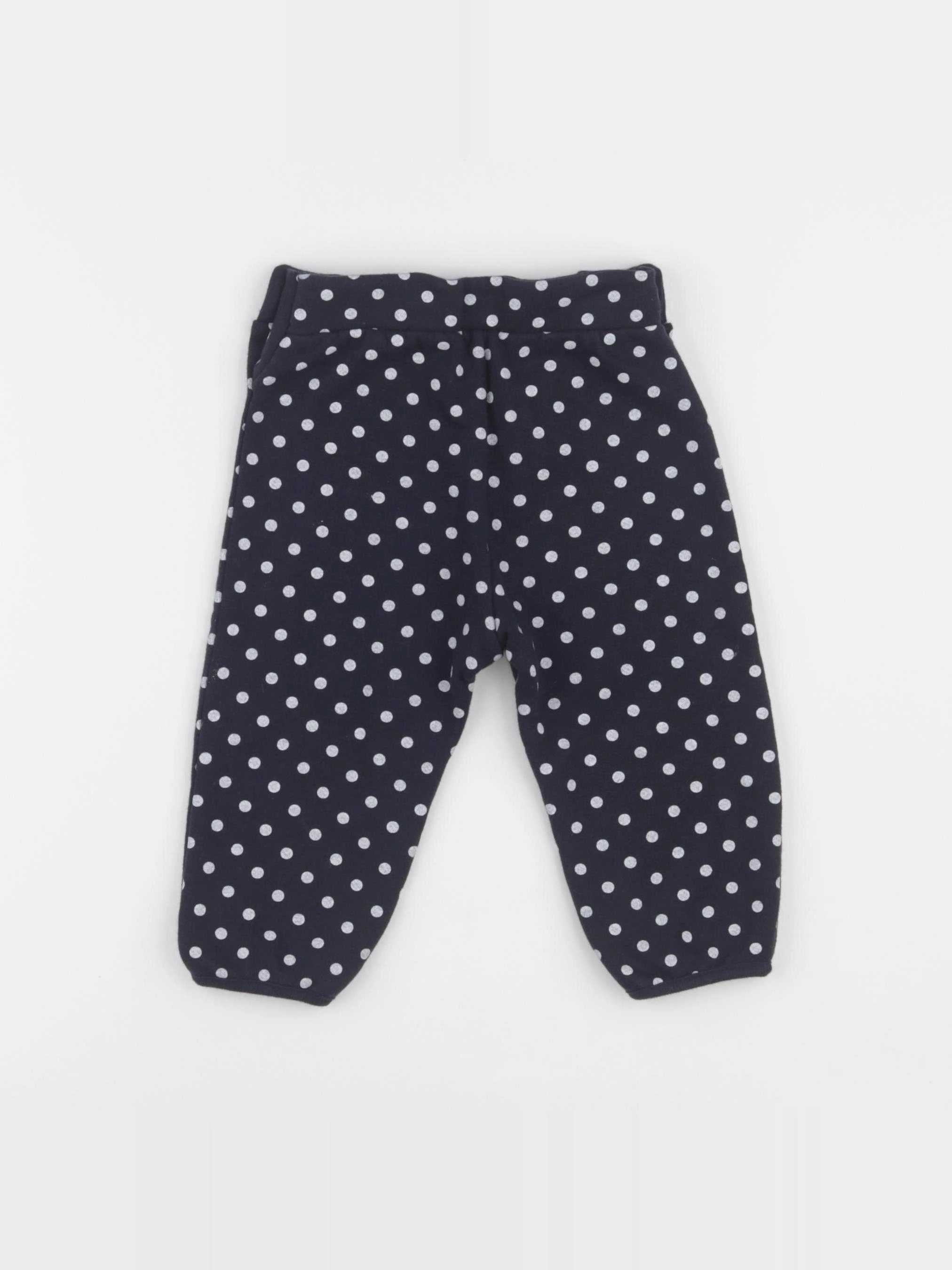 Petit Bateau - jogging bleu, blanc - 12 mois