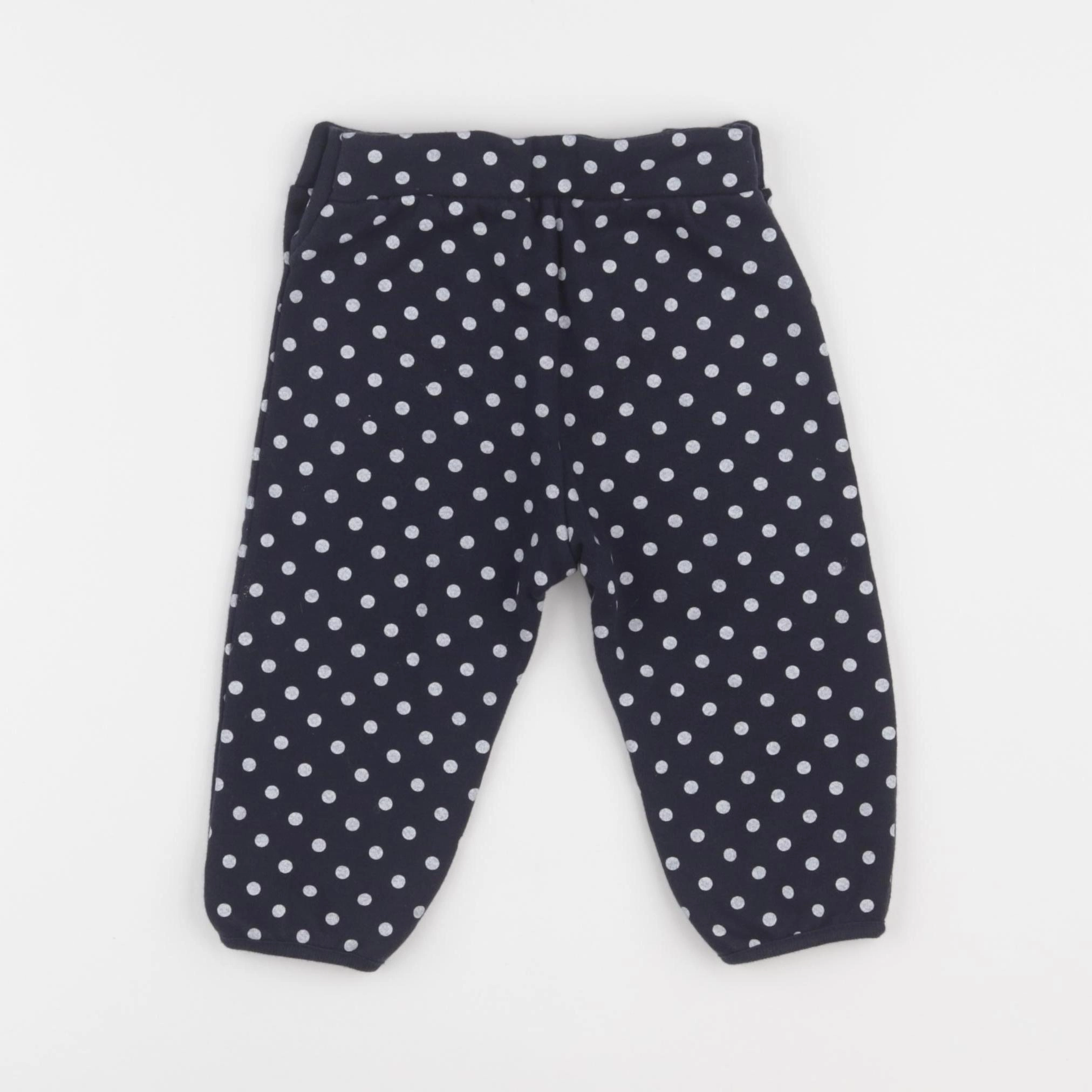 Petit Bateau - jogging bleu, blanc - 12 mois
