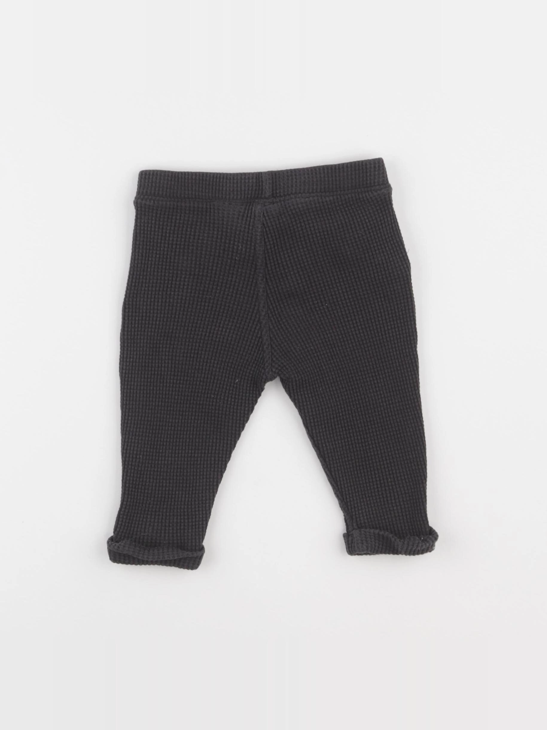 H&M - legging gris - 6/9 mois