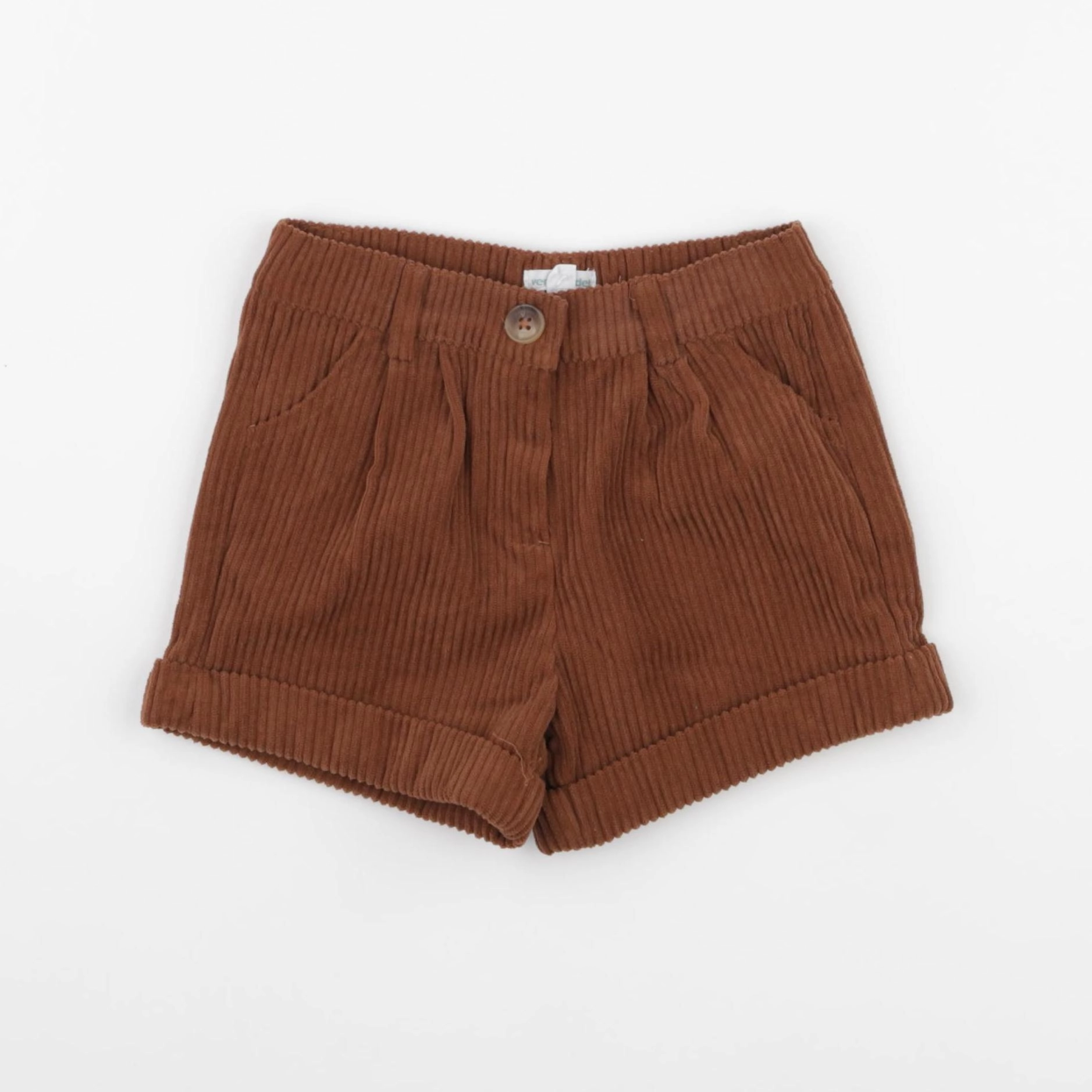 Vertbaudet - short marron - 3 ans