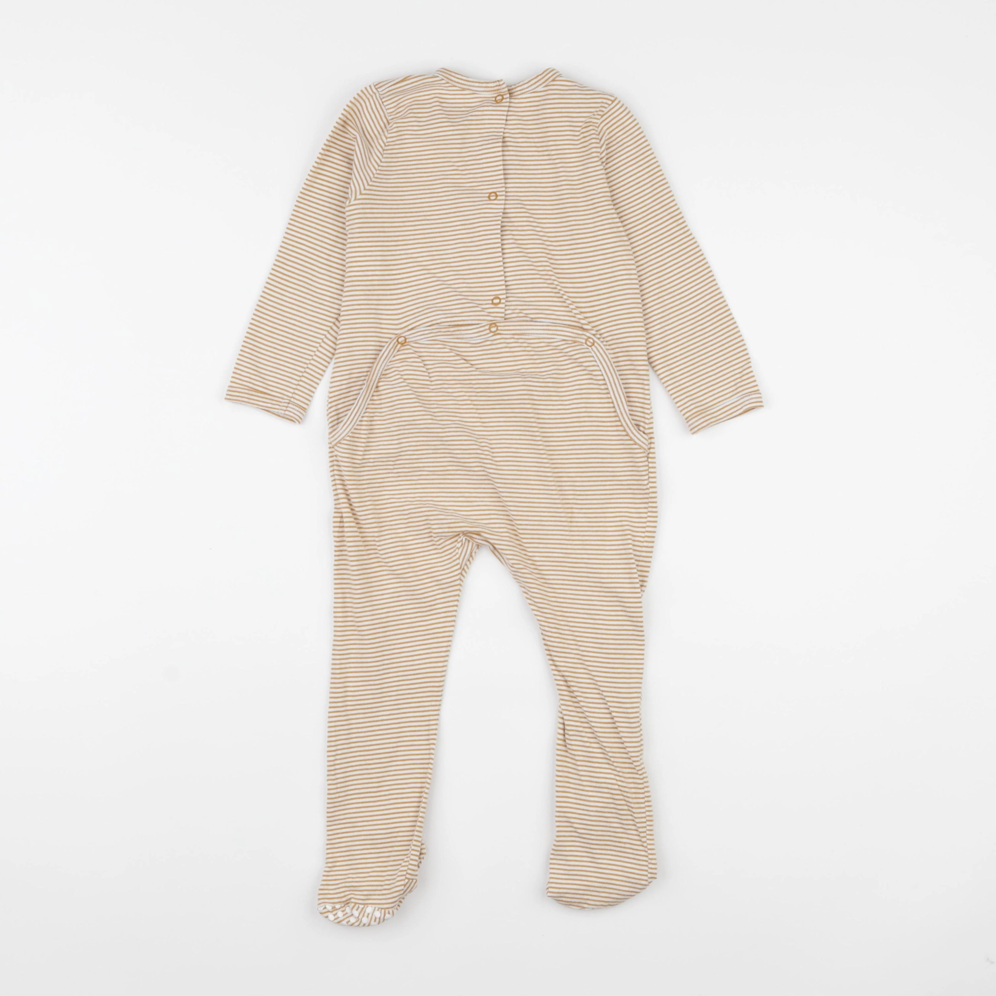 Vertbaudet - pyjama coton beige - 2 ans