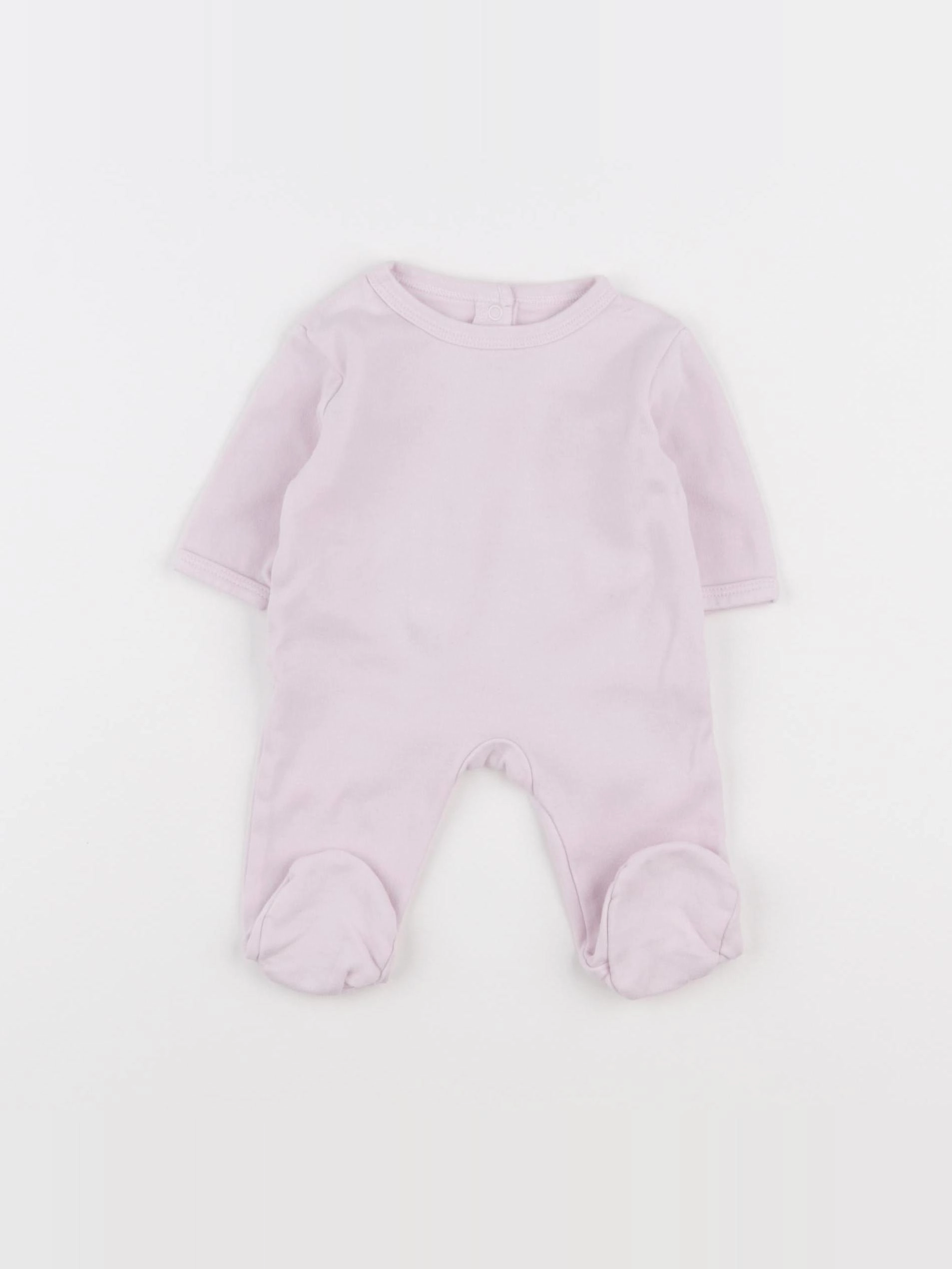 Vertbaudet - pyjama coton rose - 1 mois