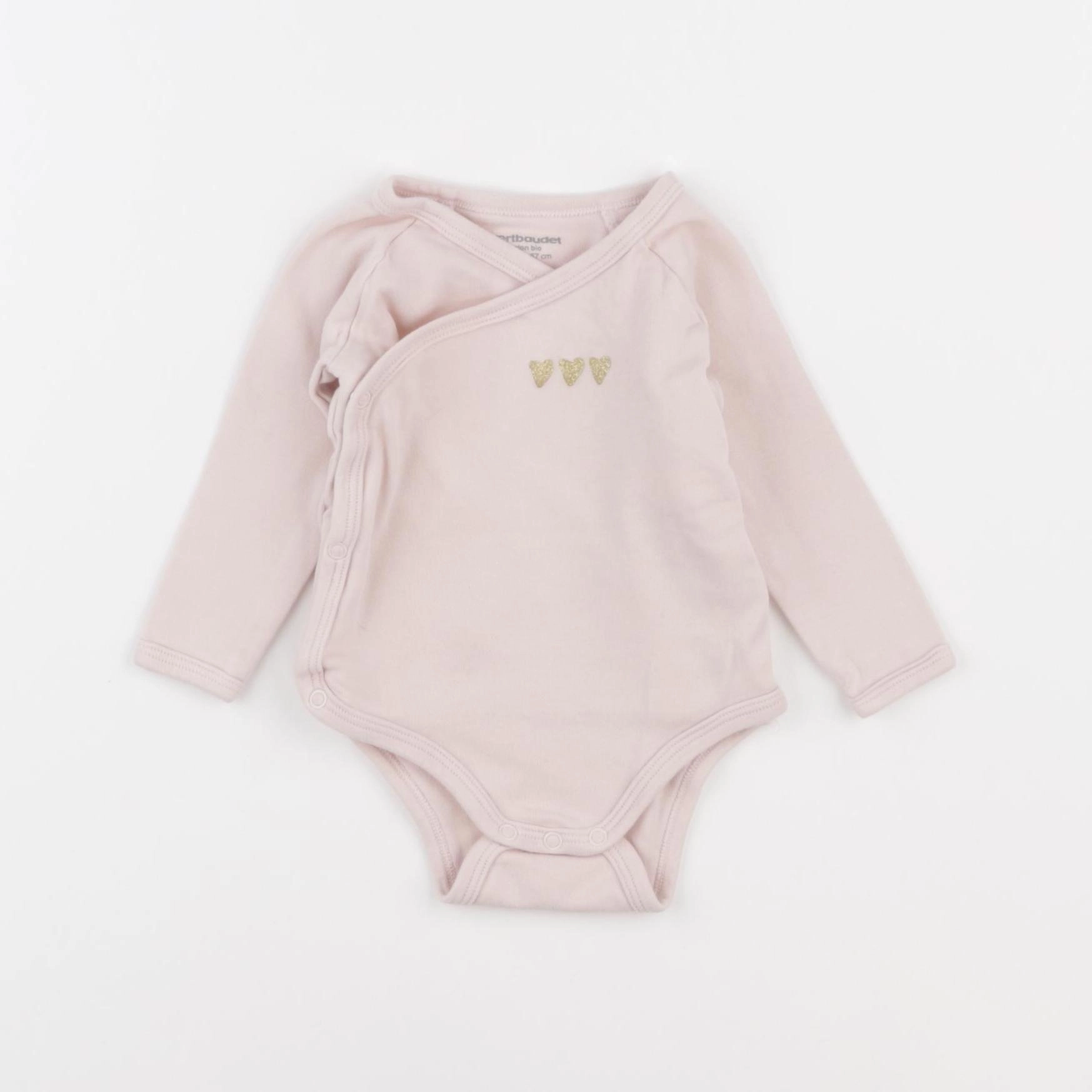 Vertbaudet - body rose - 6 mois