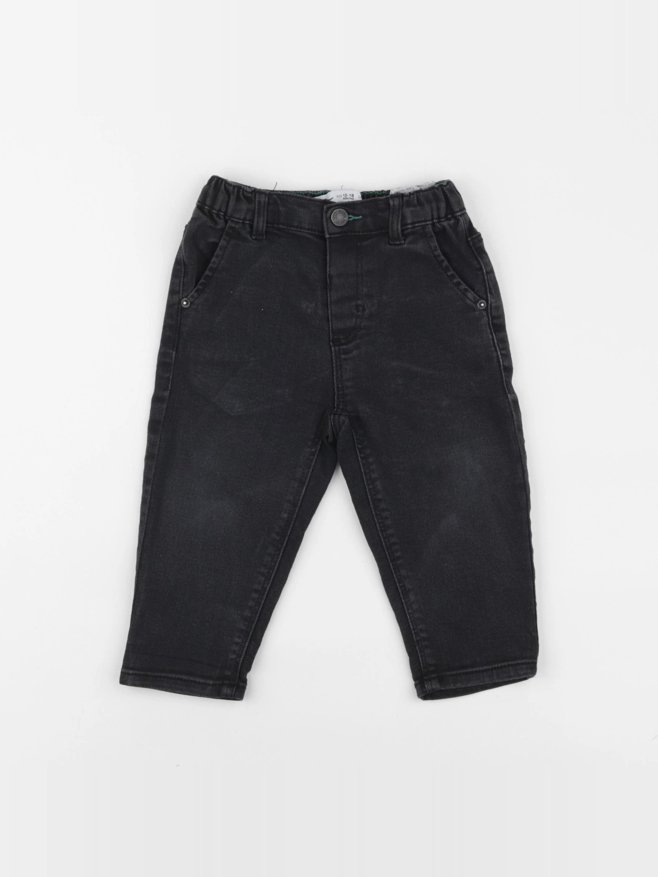 Zara - jean noir - 12/18 mois