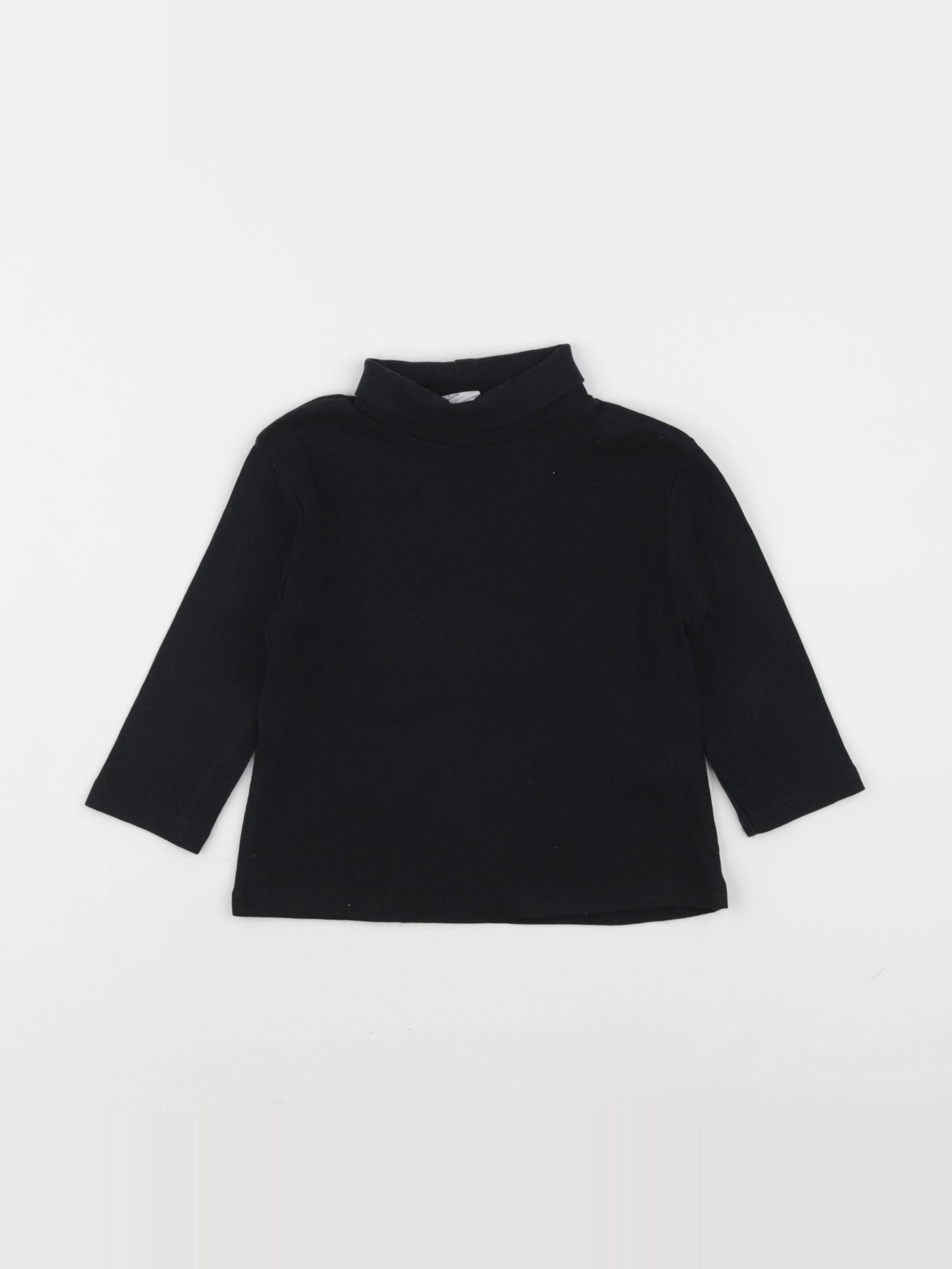 Zara - sous-pull noir - 12/18 mois