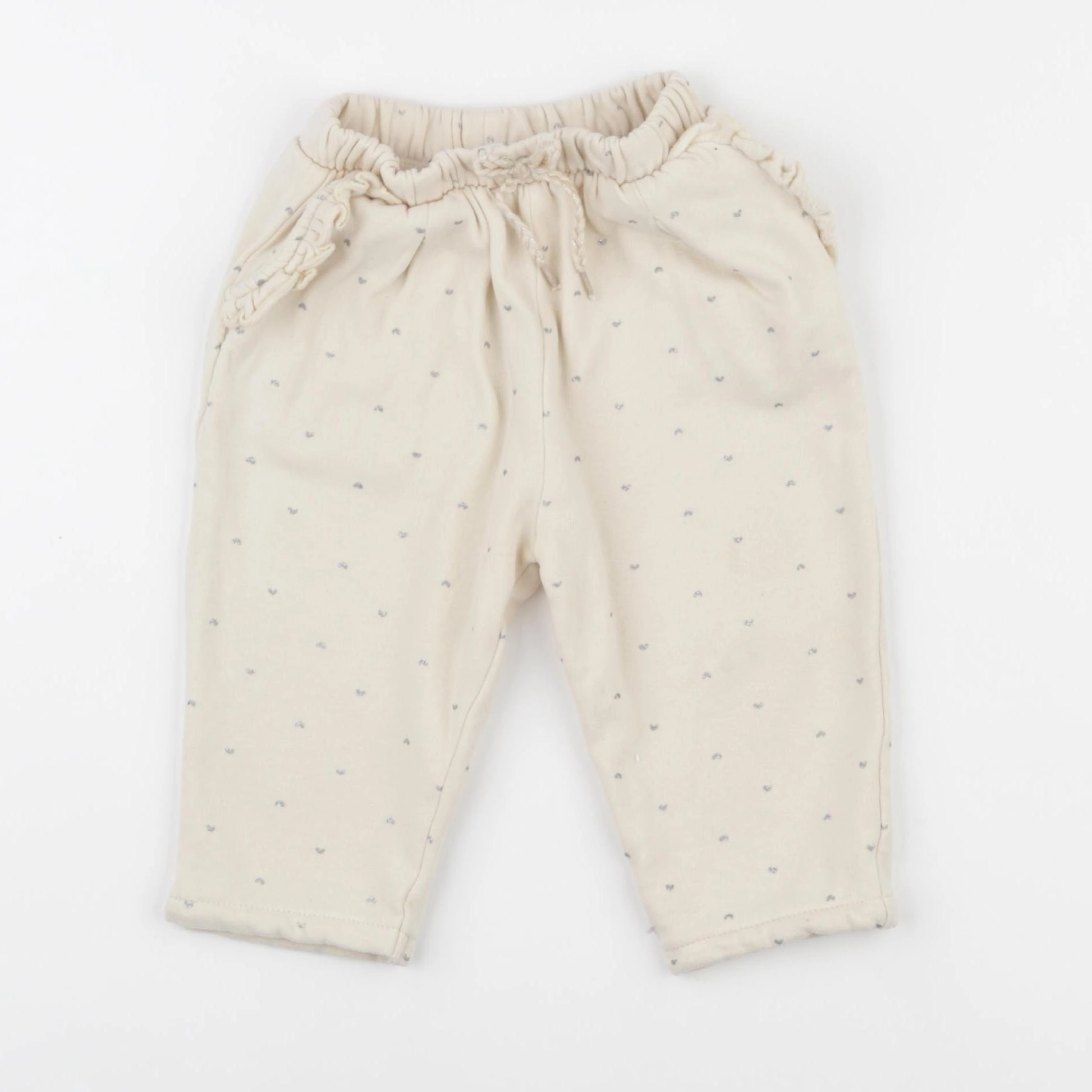 Vertbaudet - jogging beige - 12 mois