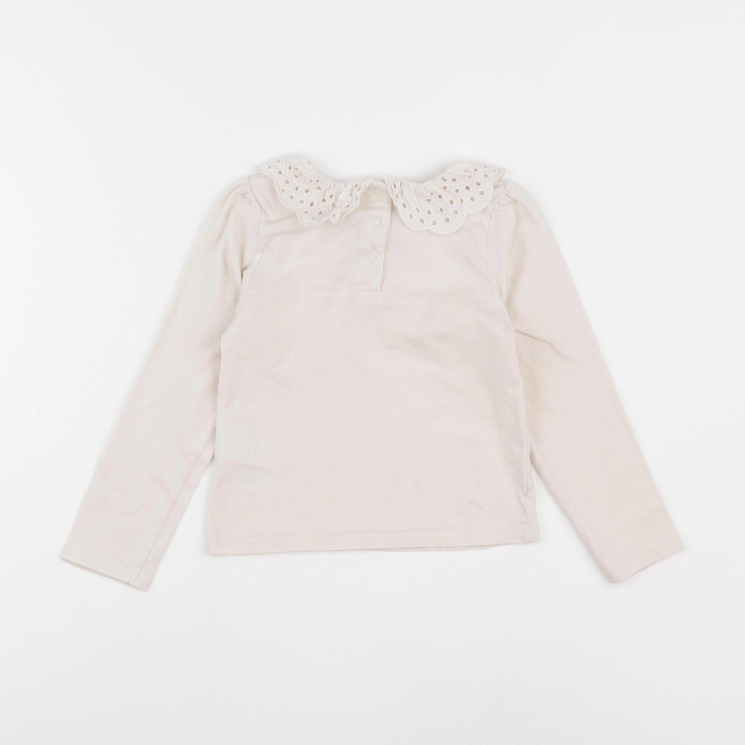 Vertbaudet - tee-shirt beige - 3 ans