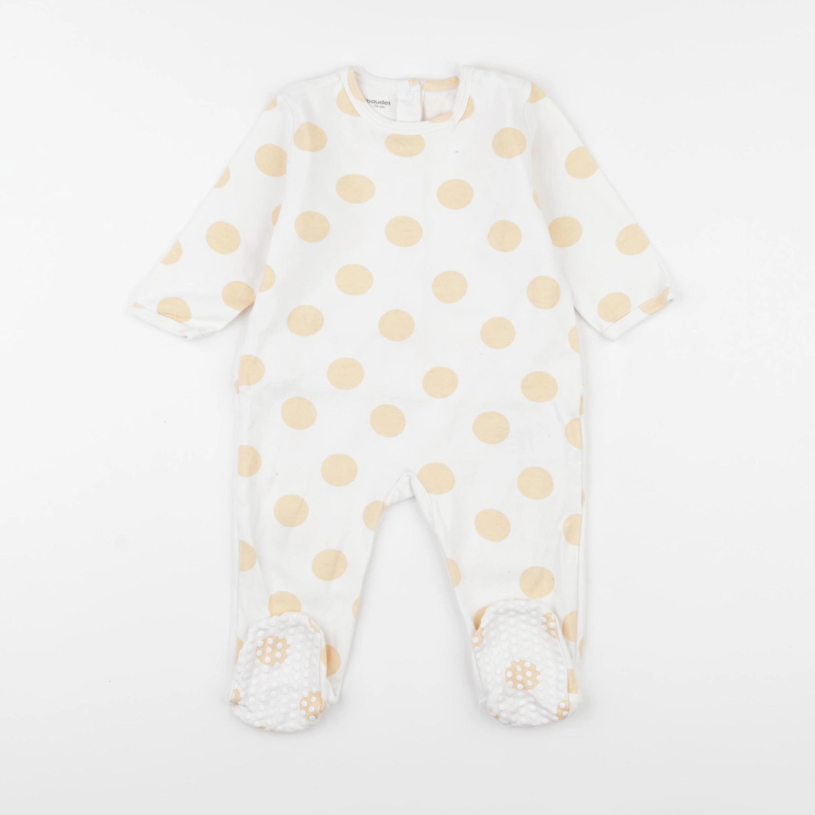 Vertbaudet - pyjama coton blanc - 12 mois