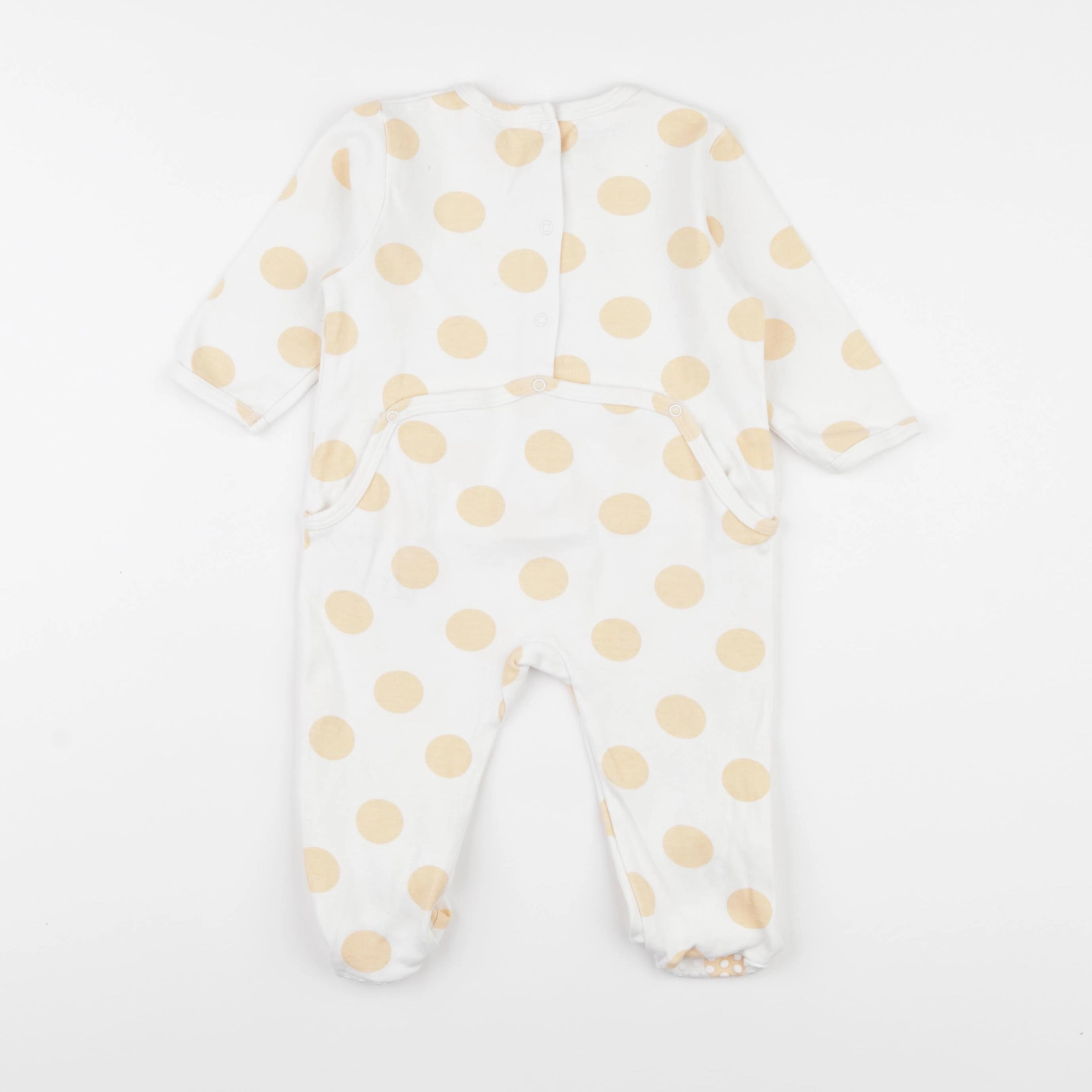 Vertbaudet - pyjama coton blanc - 12 mois