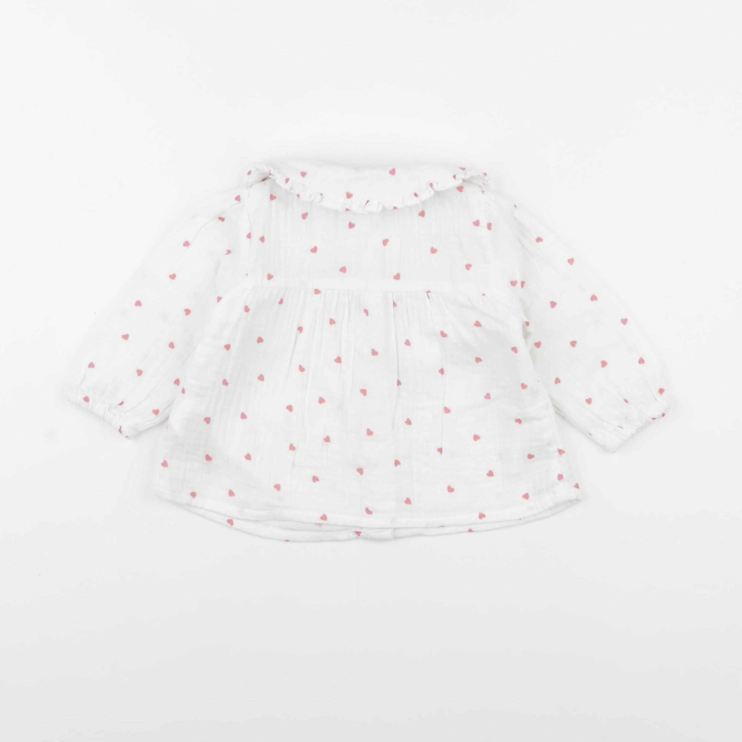 Vertbaudet - blouse blanc - 9 mois