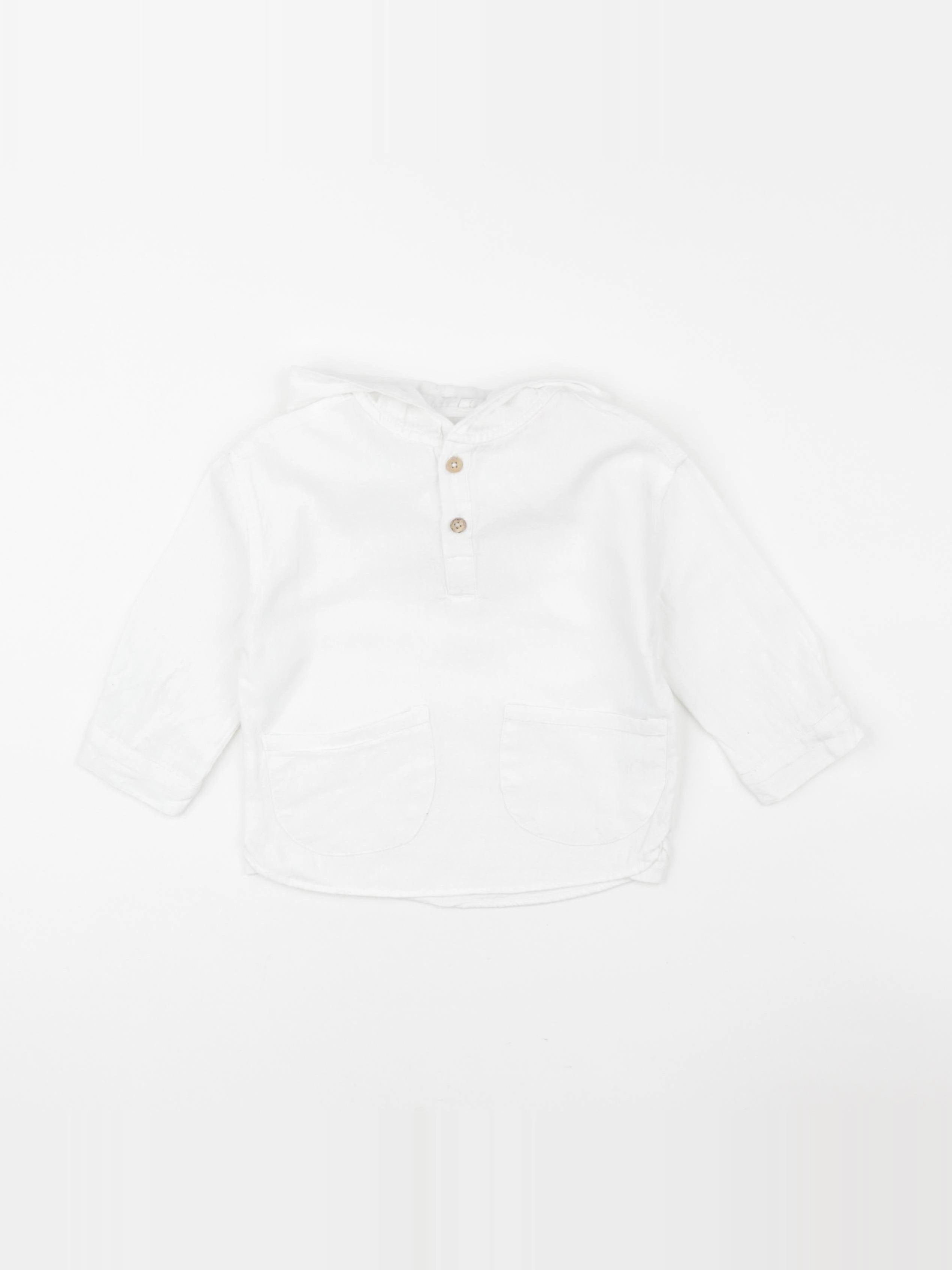 Zara - chemise blanc - 9 mois