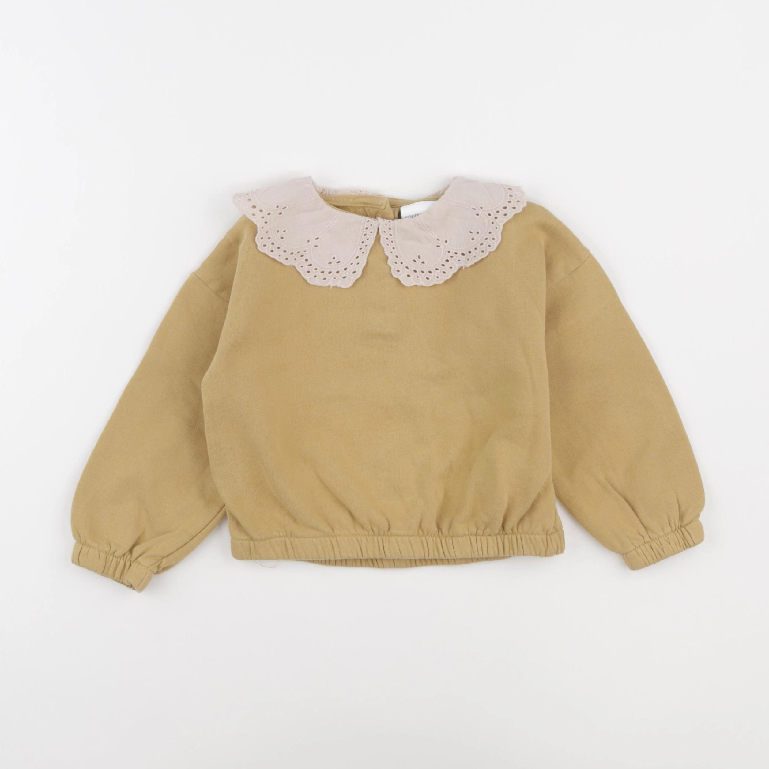 Vertbaudet - sweat jaune - 36 mois