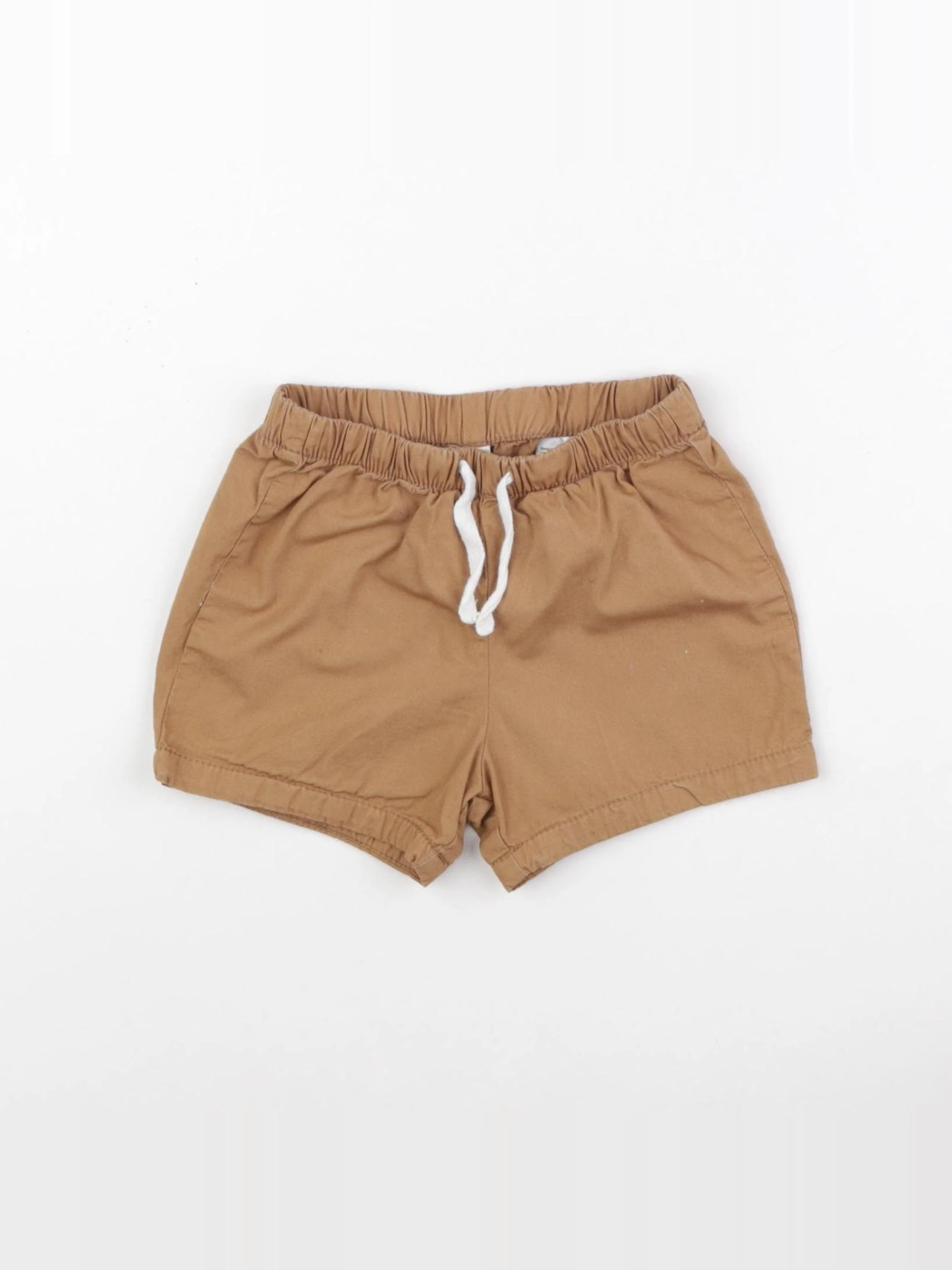 H&M - short marron - 6/9 mois