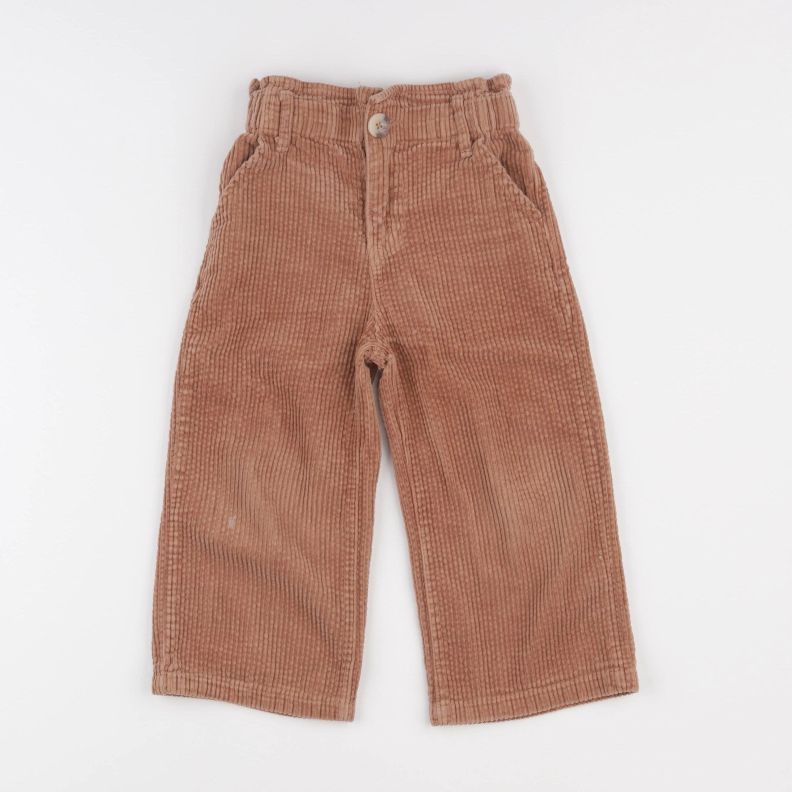 Vertbaudet - pantalon marron - 4 ans