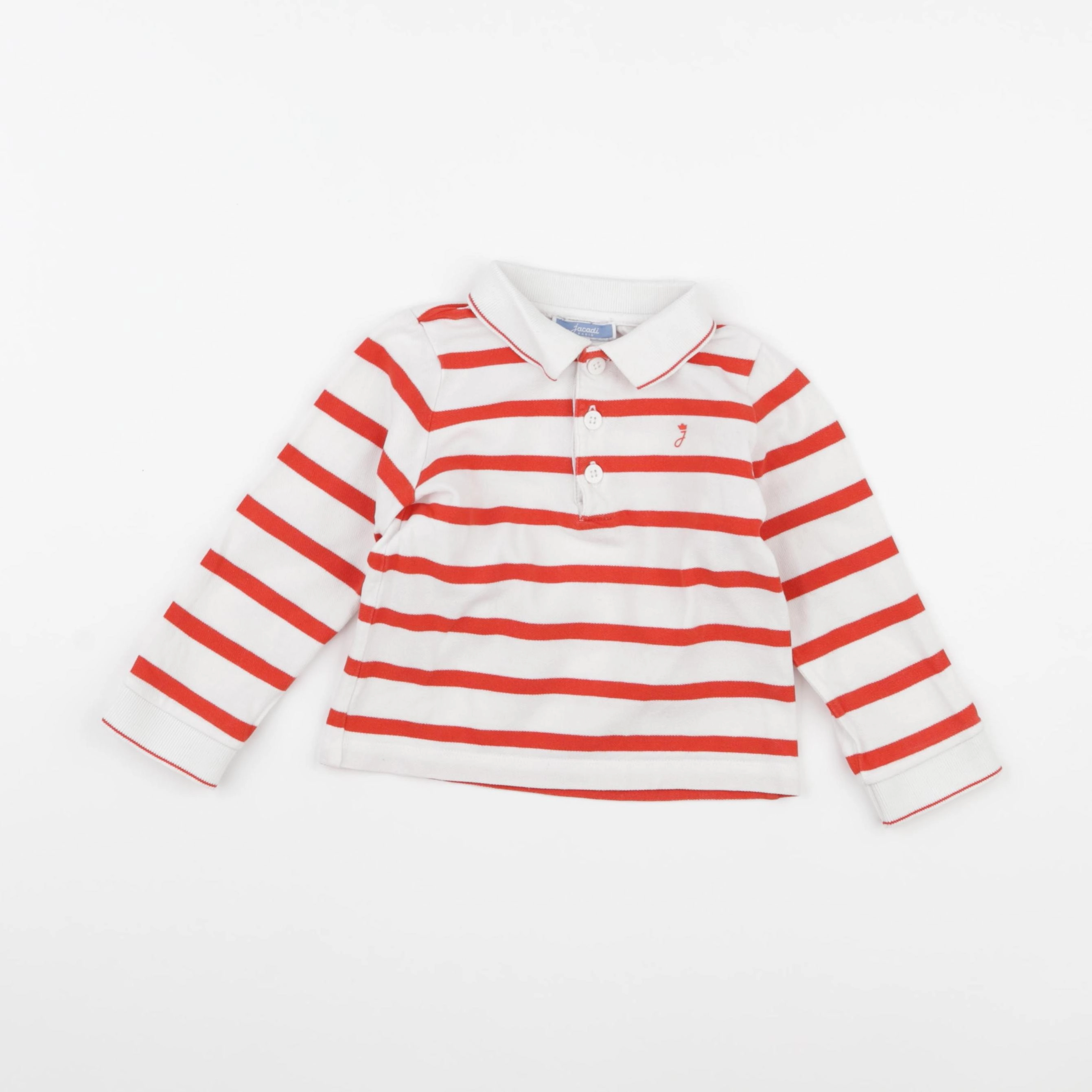 Jacadi - polo blanc - 24 mois