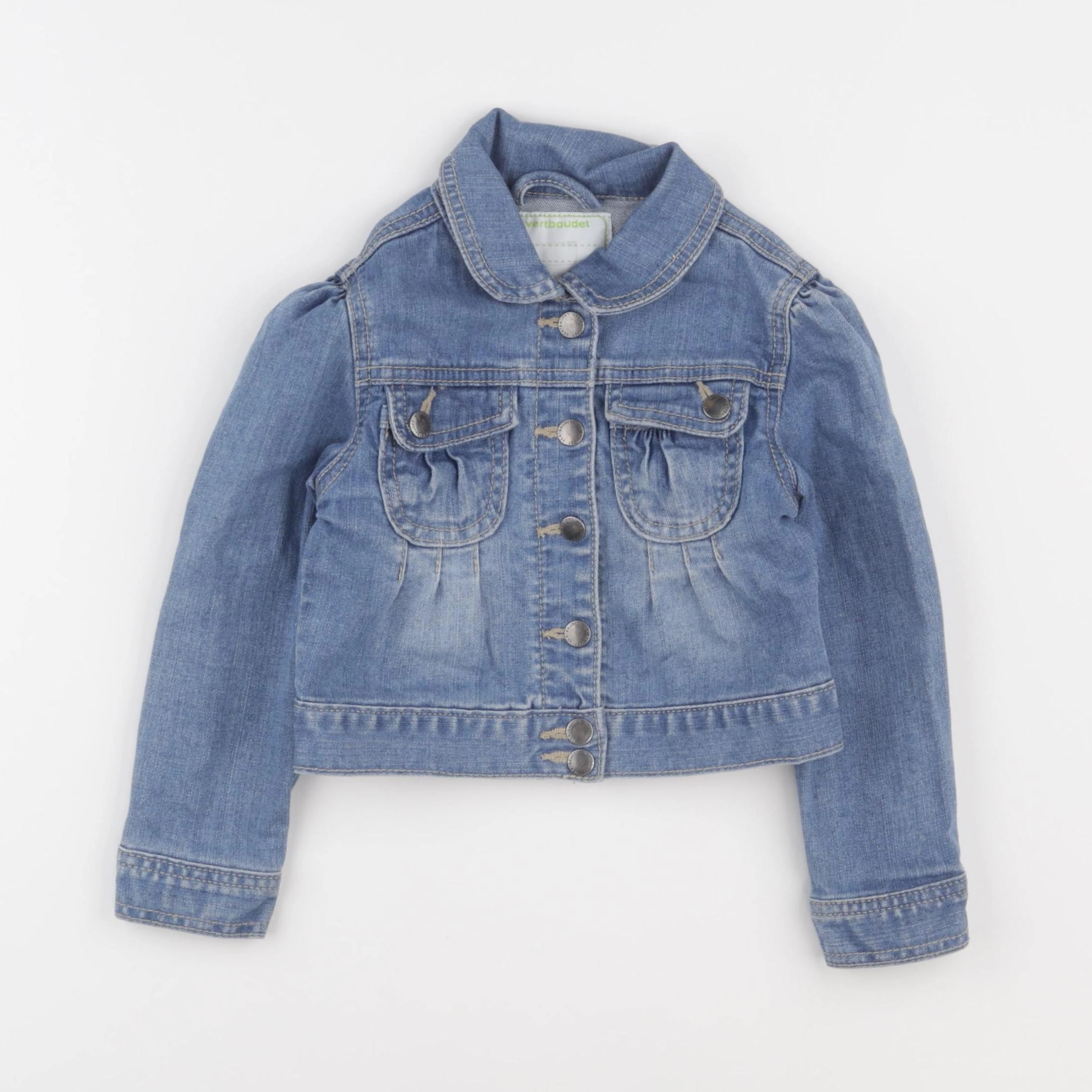Vertbaudet - veste bleu - 4 ans