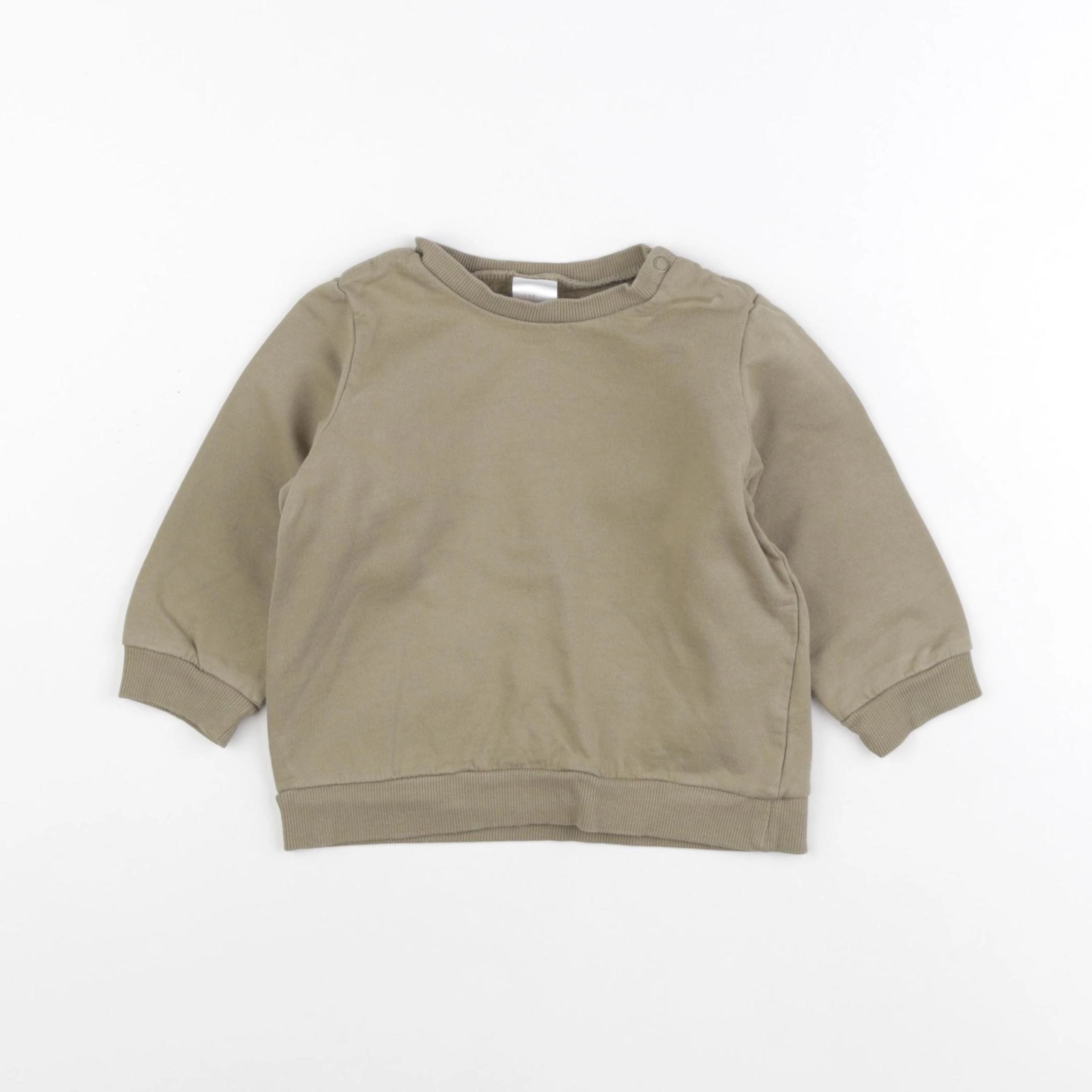 H&M - sweat vert - 9/12 mois