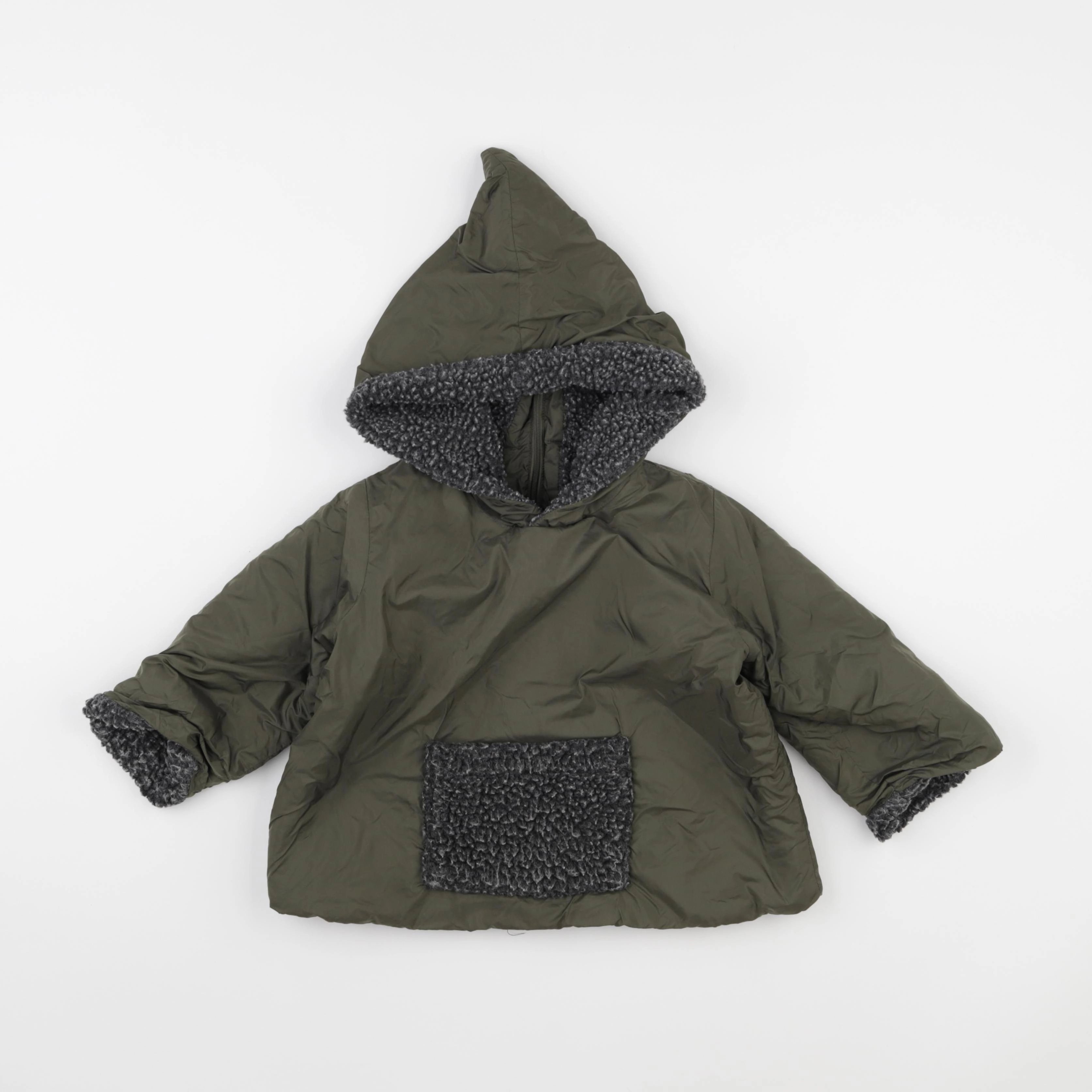 Bonton - burnou vert - 24 mois