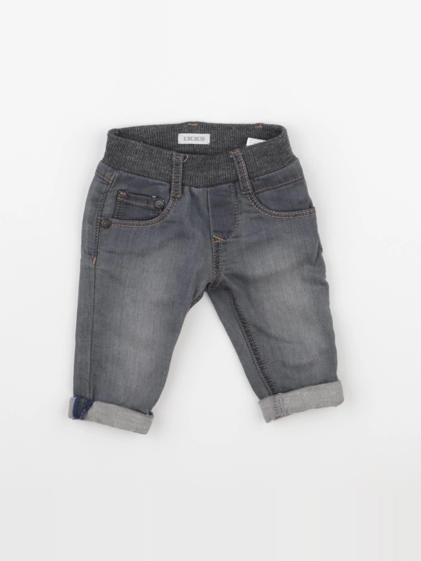 IKKS - pantalon gris - 3 mois