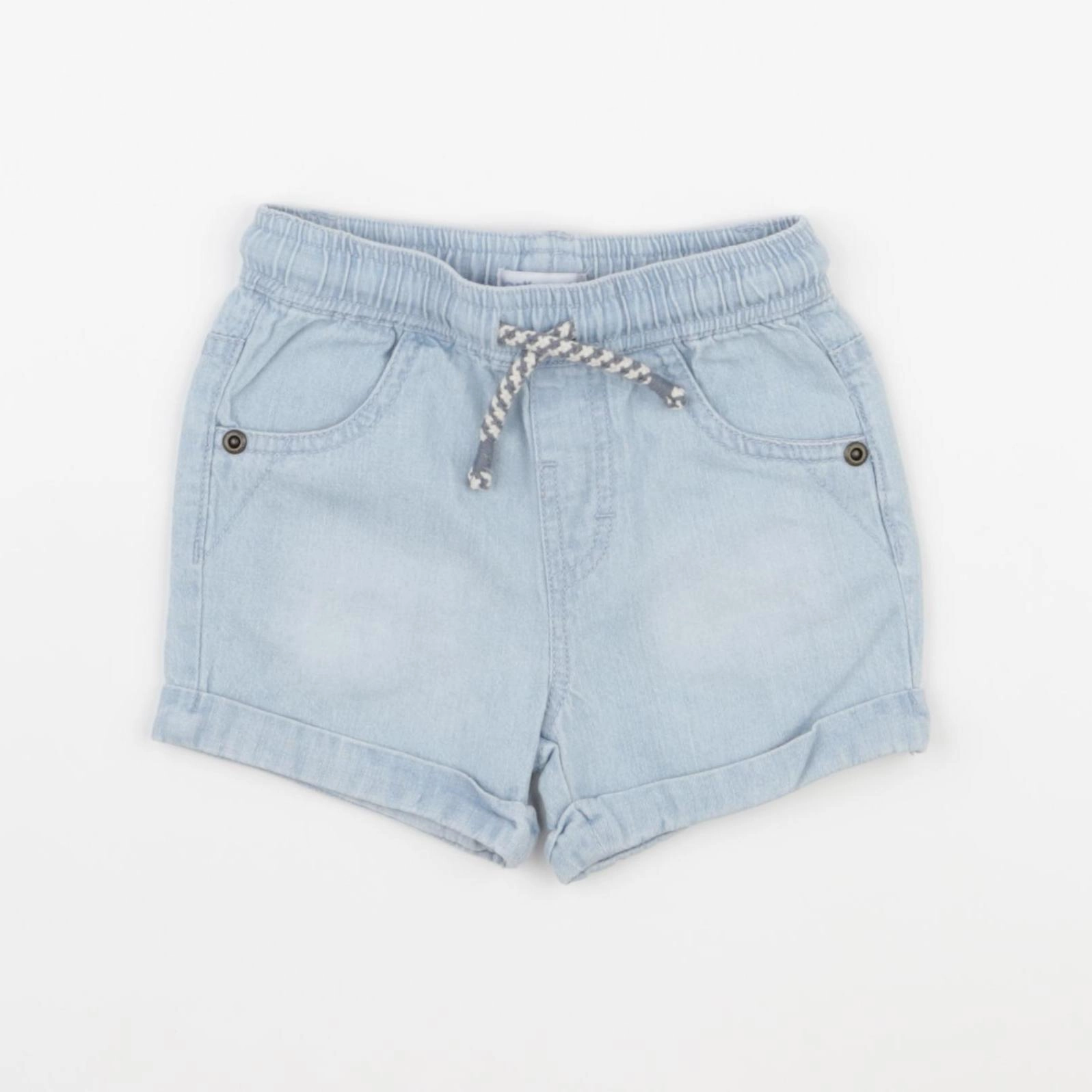 Vertbaudet - short bleu - 9/12 mois