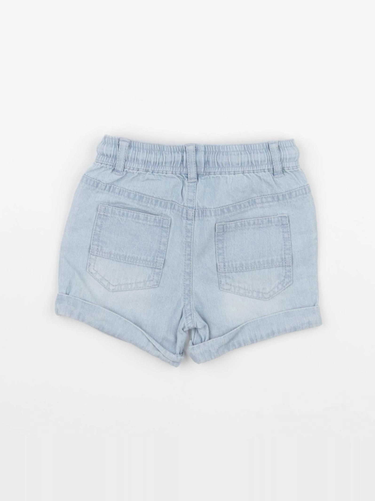 Vertbaudet - short bleu - 9/12 mois