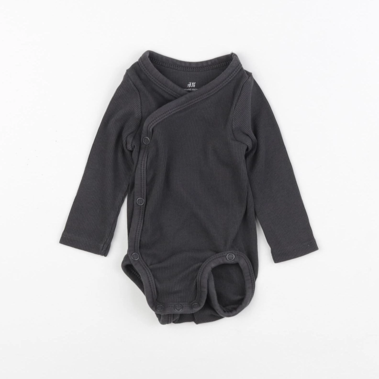 H&M - body gris - 1 mois