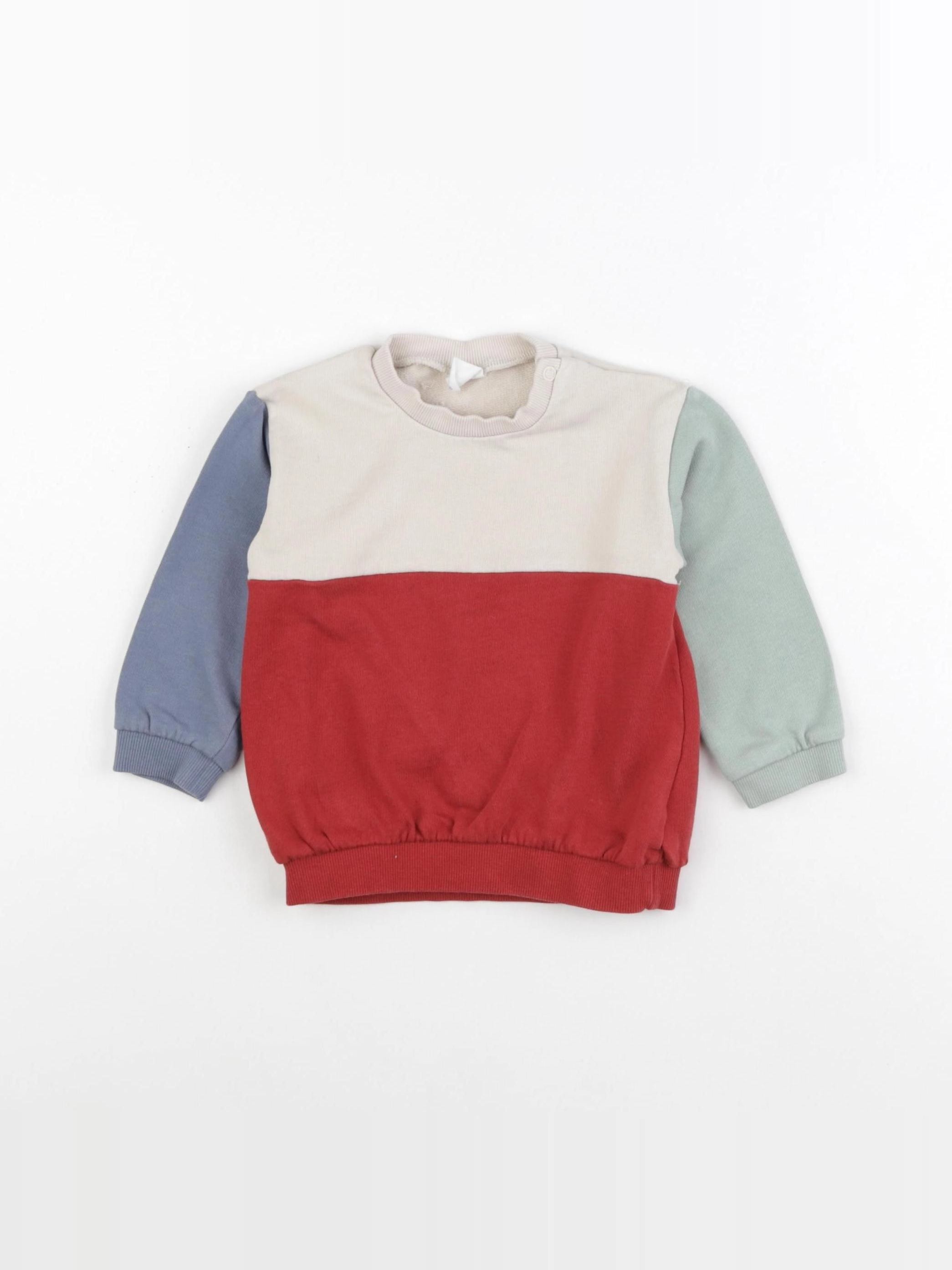 H&M - sweat multicolore - 12 mois