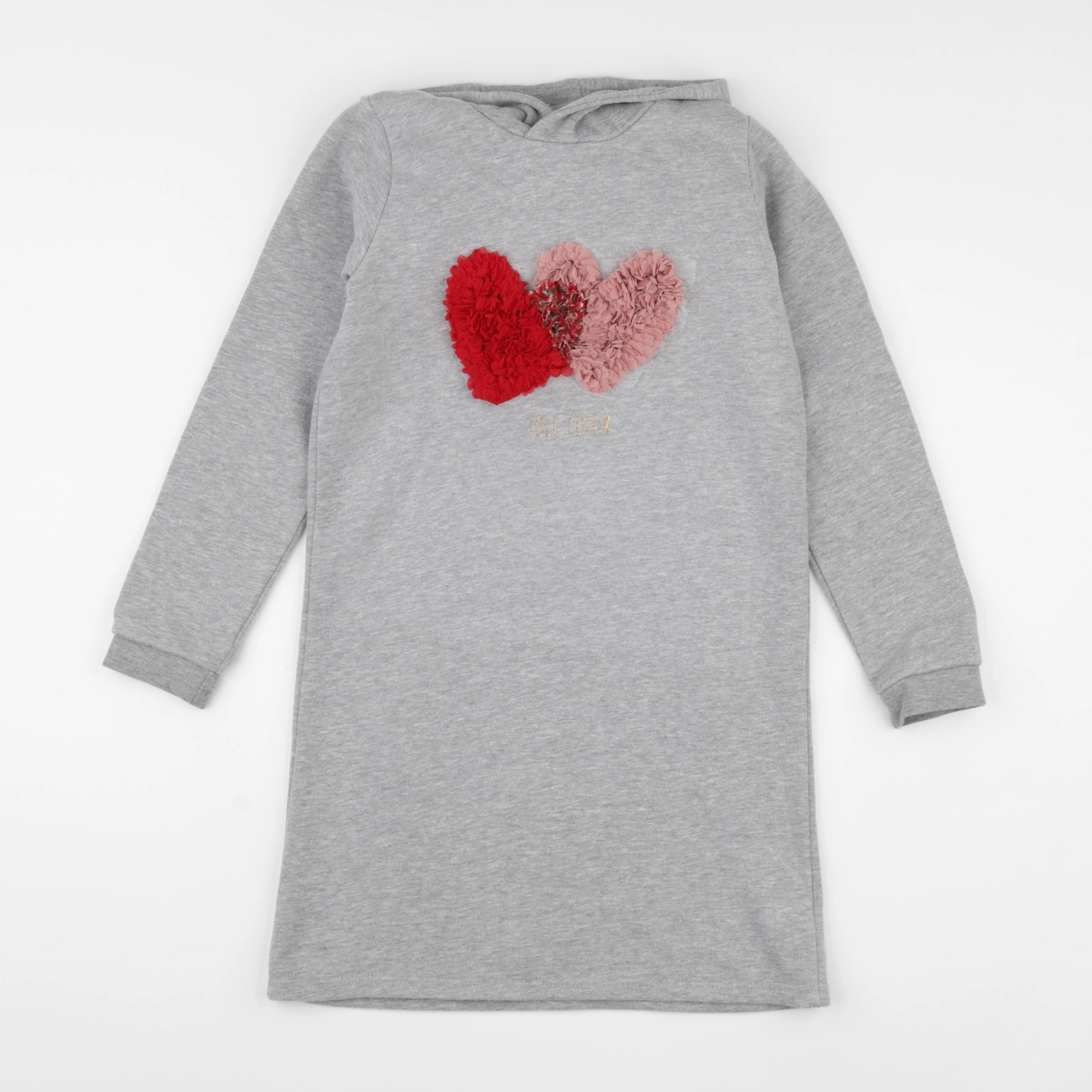 Vertbaudet - robe gris - 10 ans