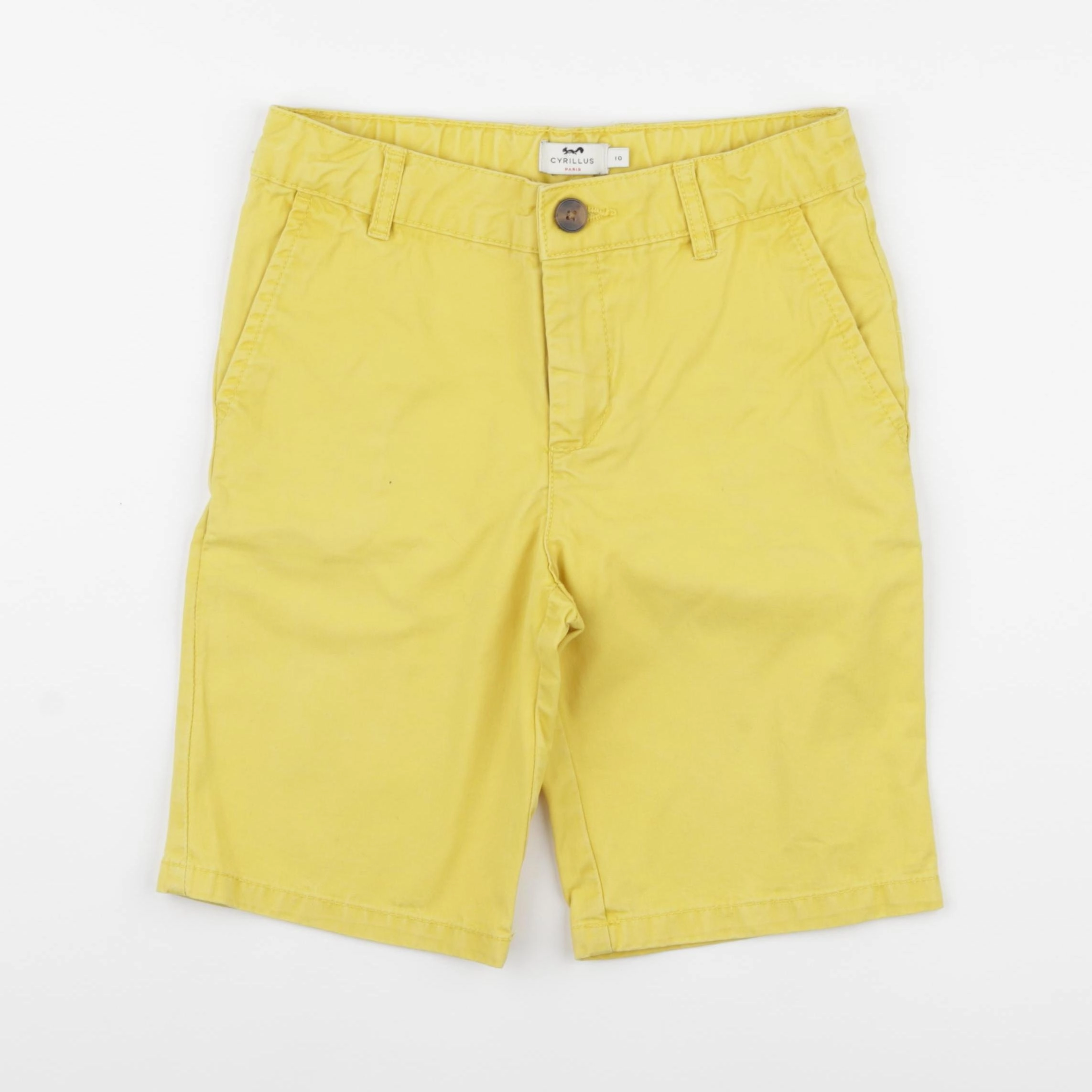 Cyrillus - short jaune - 10 ans