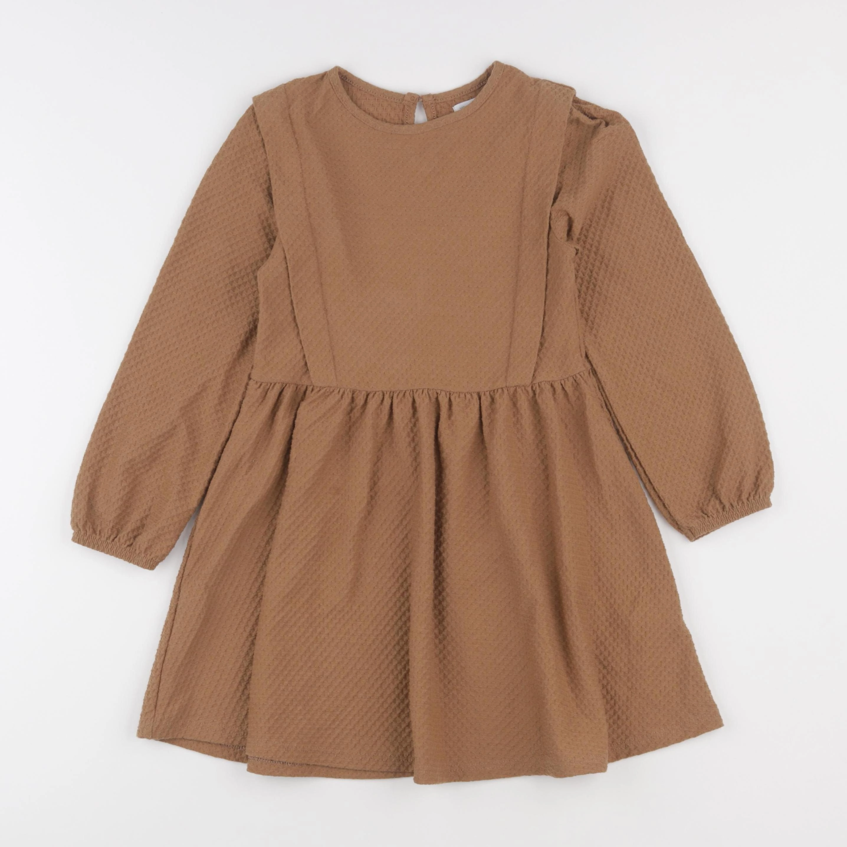 Vertbaudet - robe marron - 6 ans