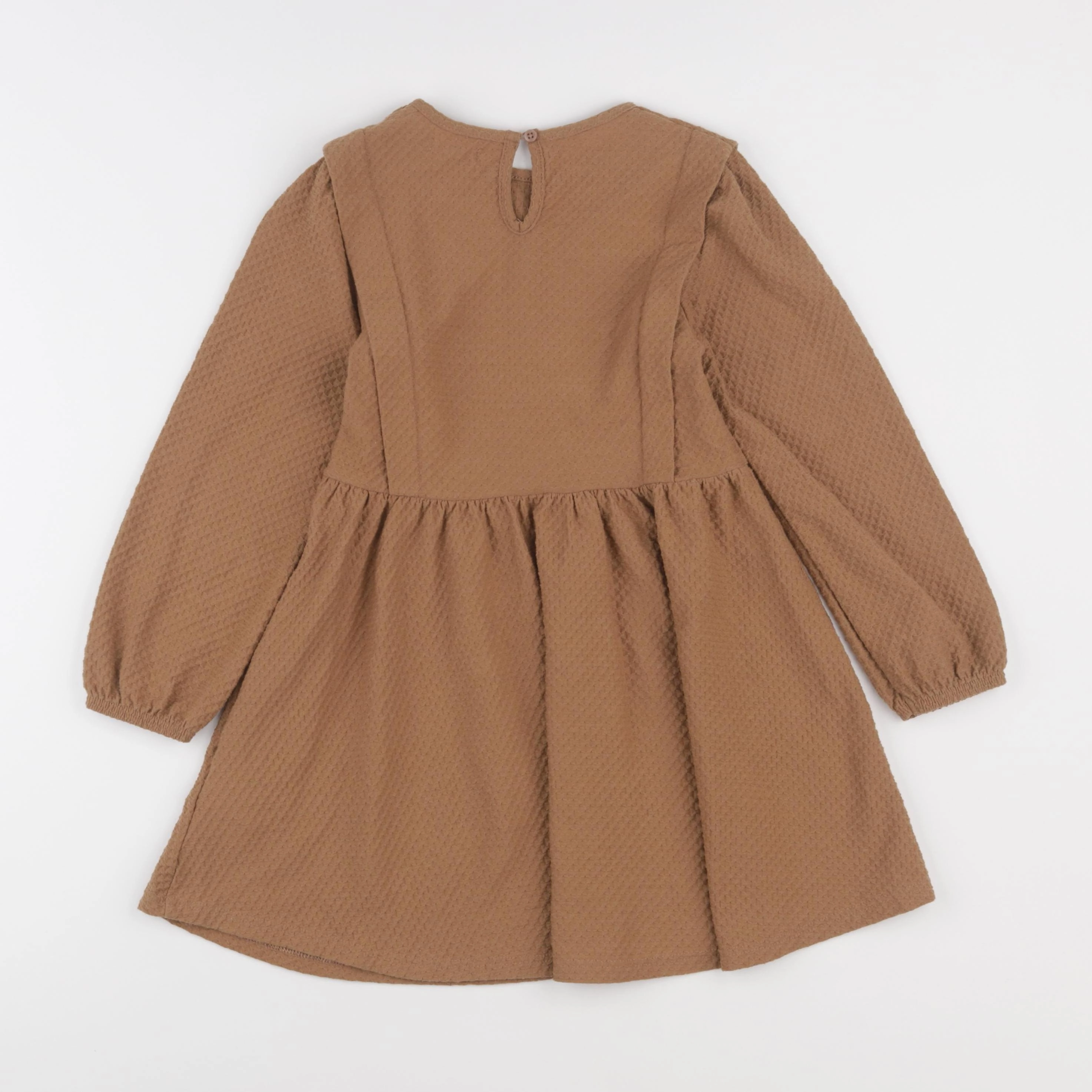 Vertbaudet - robe marron - 6 ans