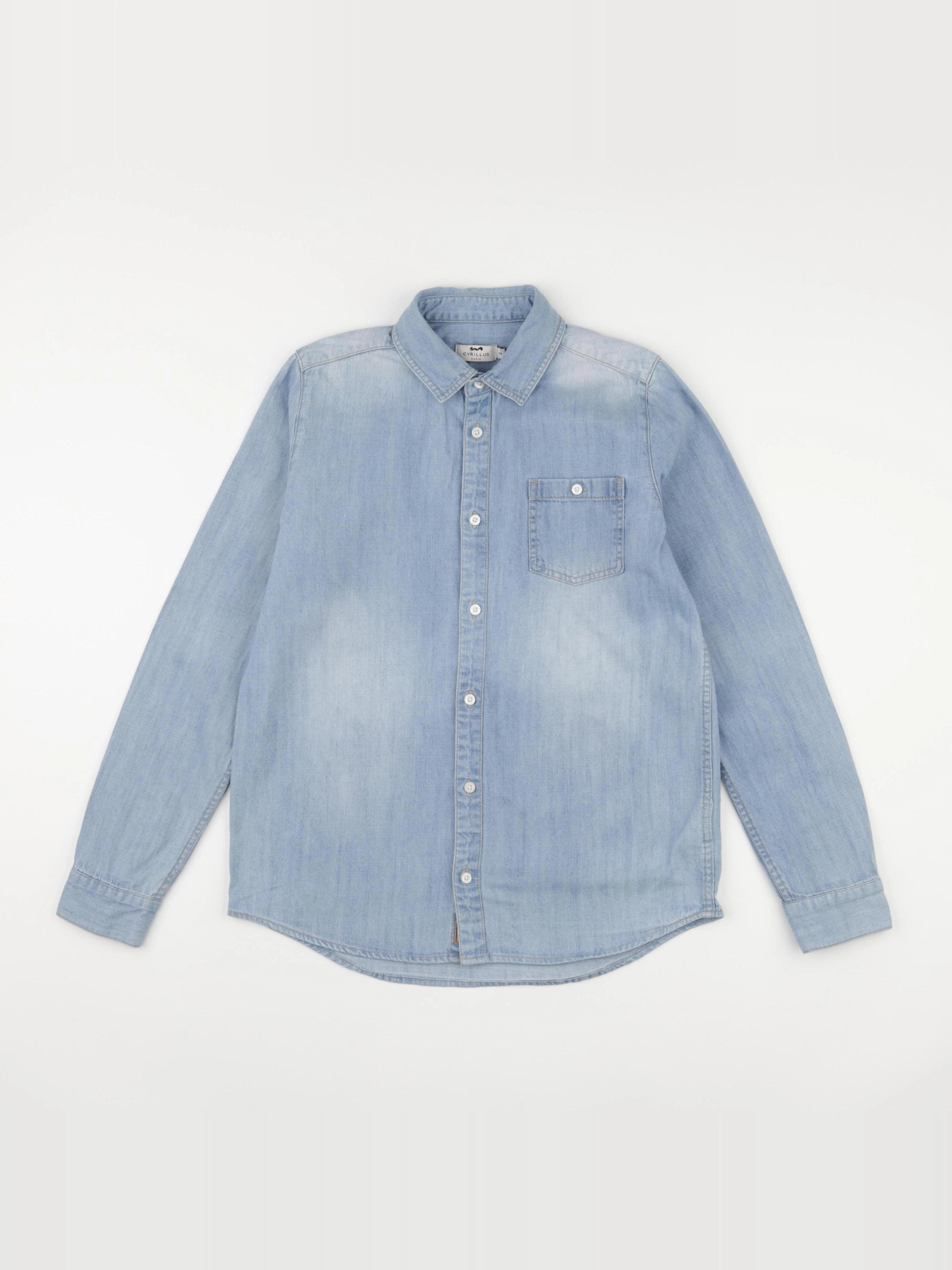 Cyrillus - chemise bleu - 14 ans