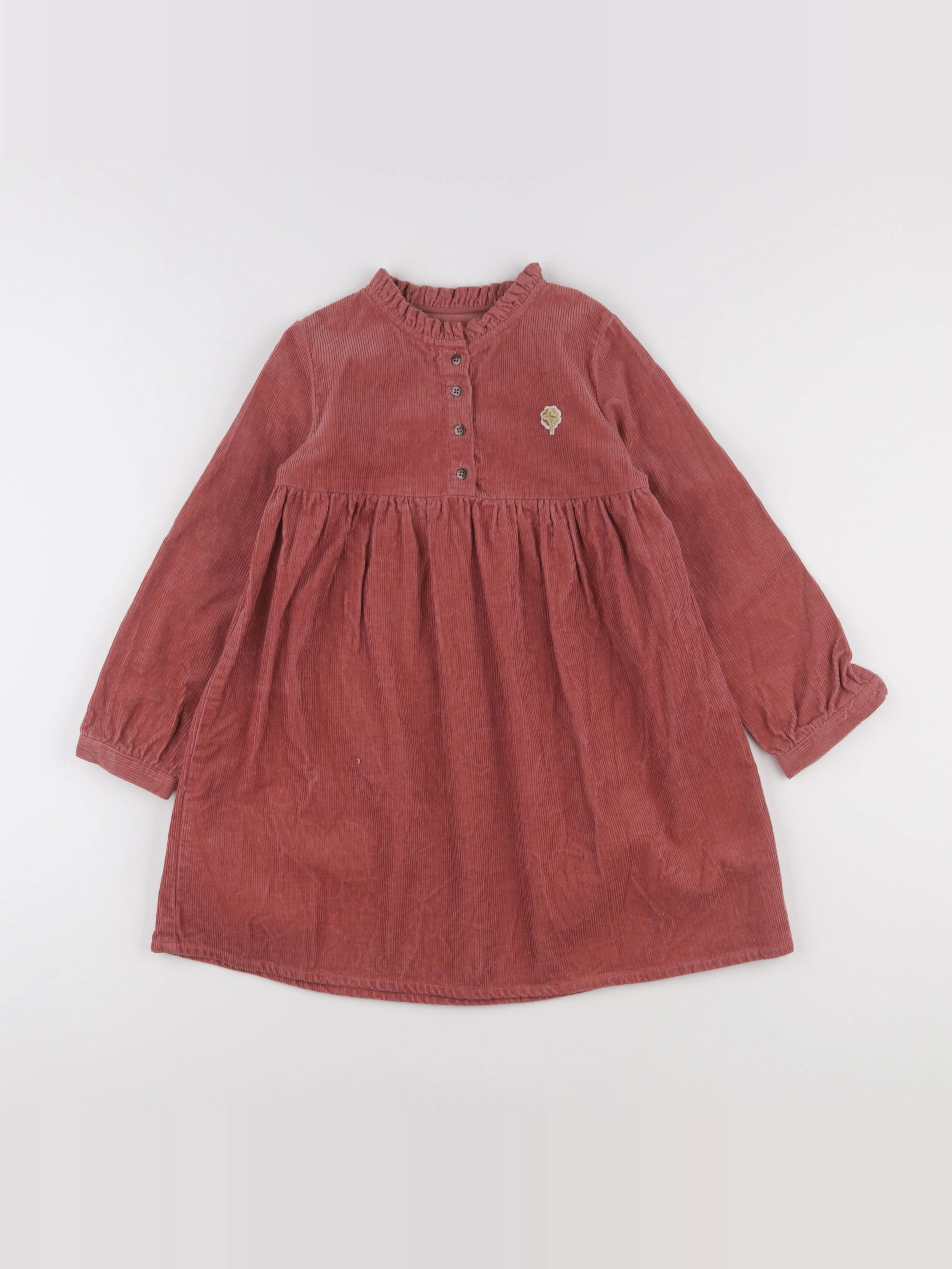 Vertbaudet - robe rose - 7 ans
