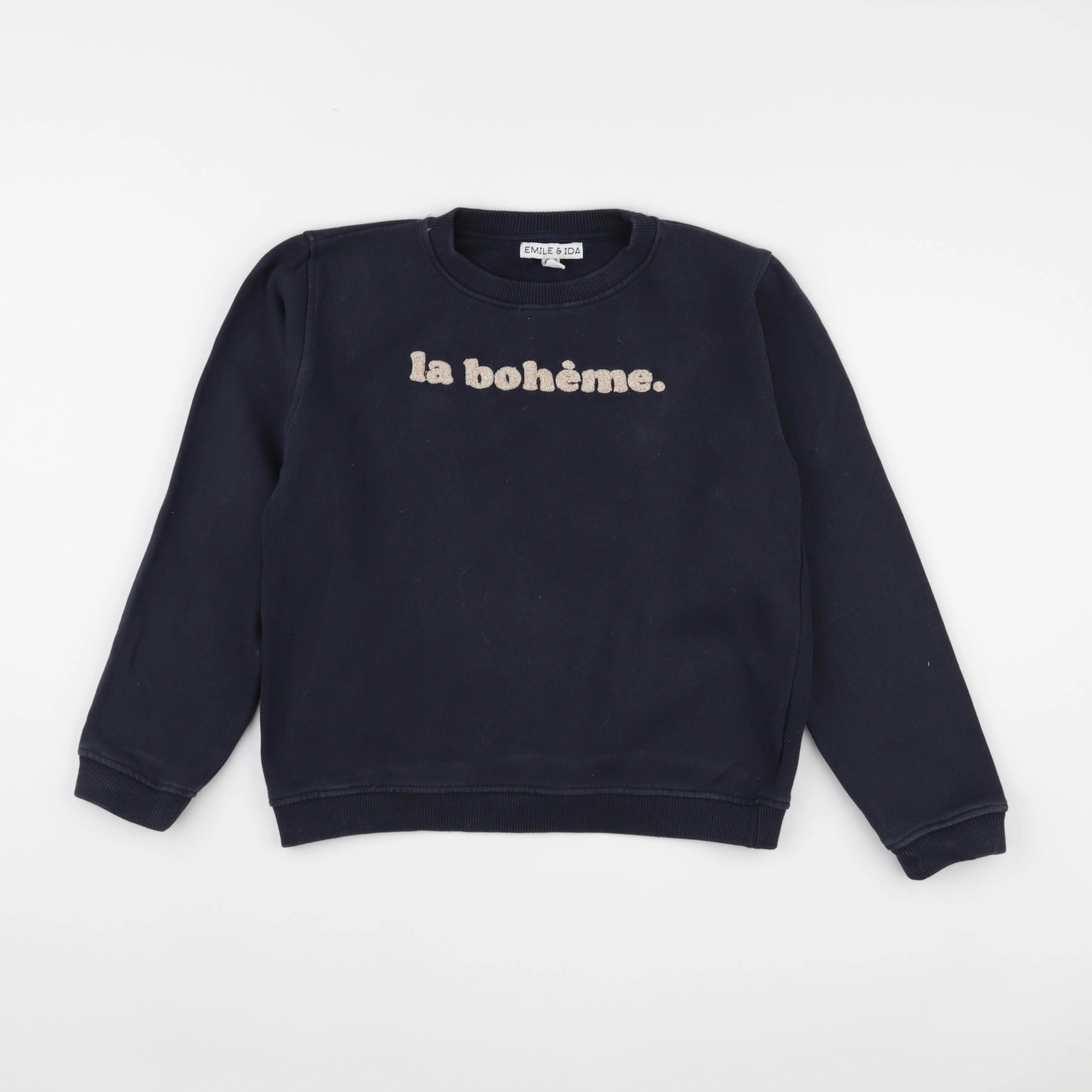 Emile et Ida - sweat bleu - 12 ans