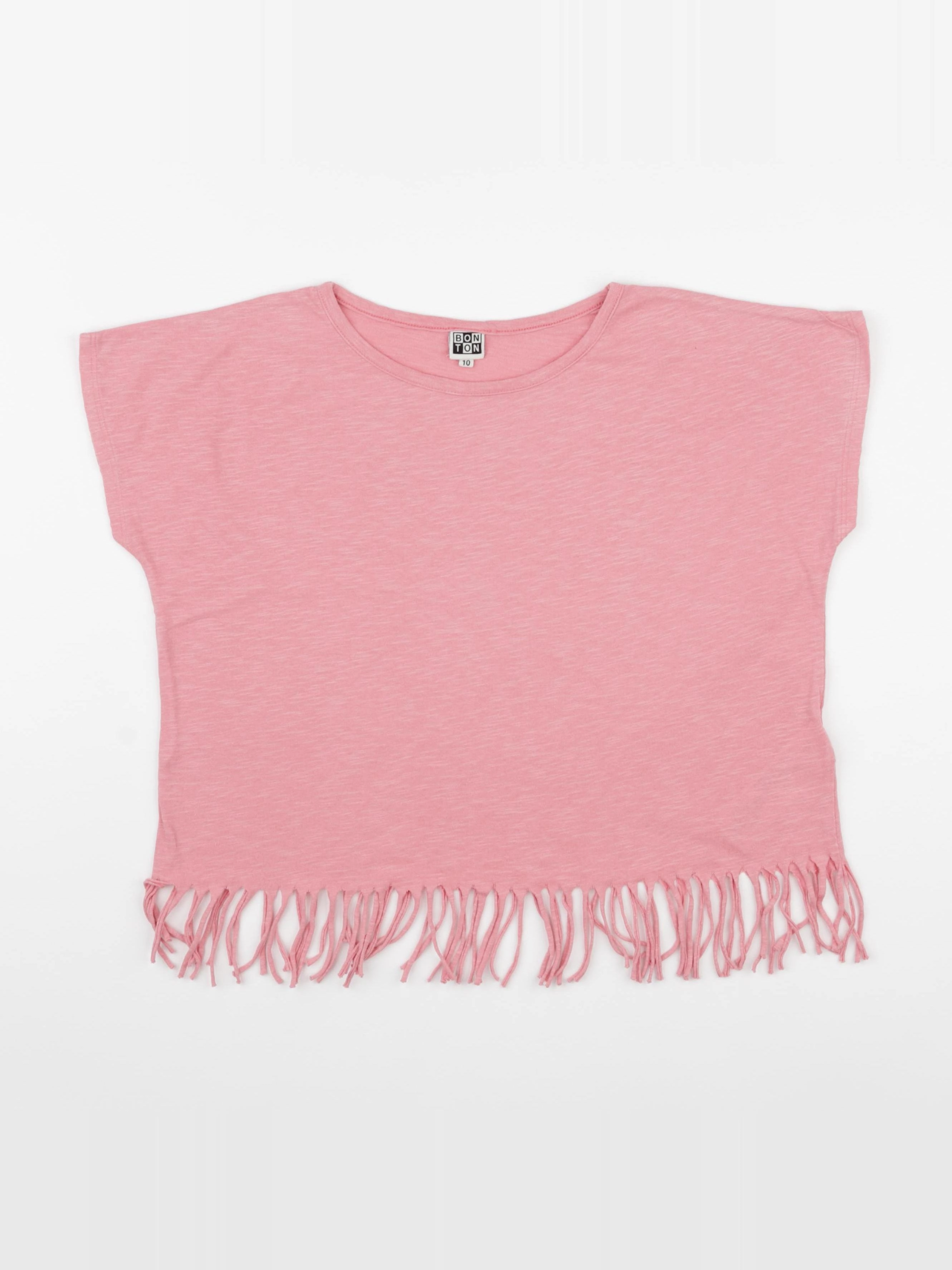 Bonton - tee-shirt rose - 10 ans