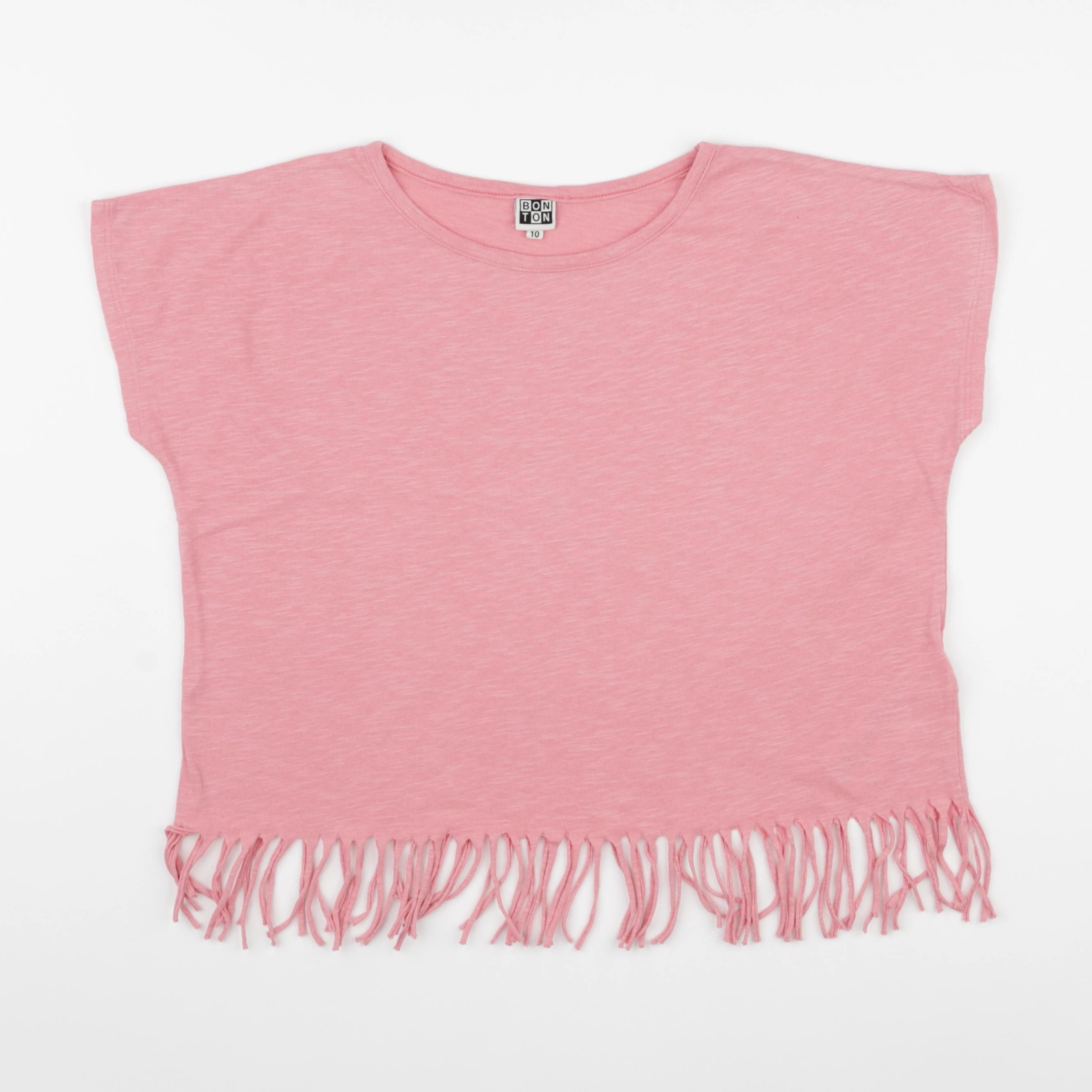 Bonton - tee-shirt rose - 10 ans