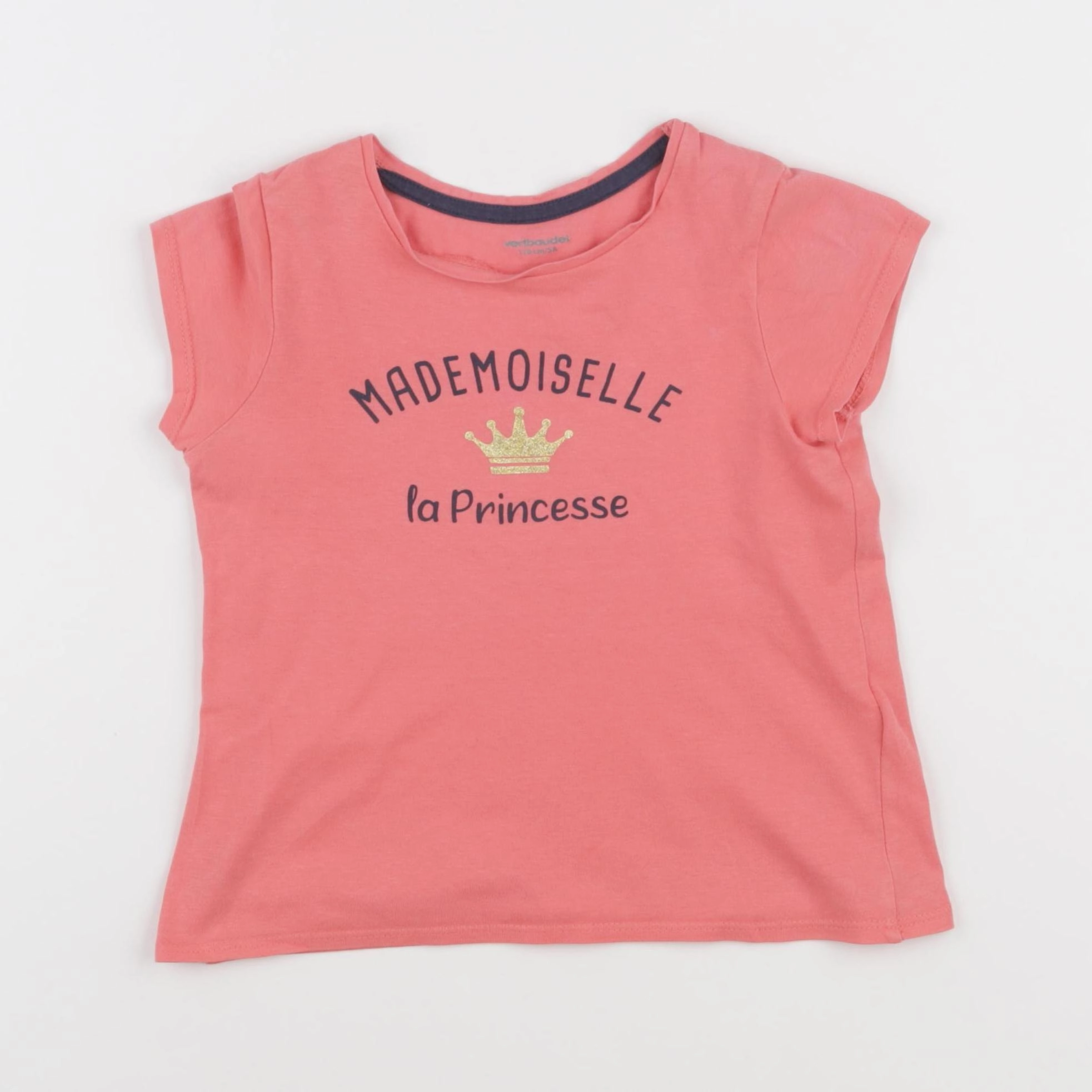 Vertbaudet - tee-shirt rose - 5 ans
