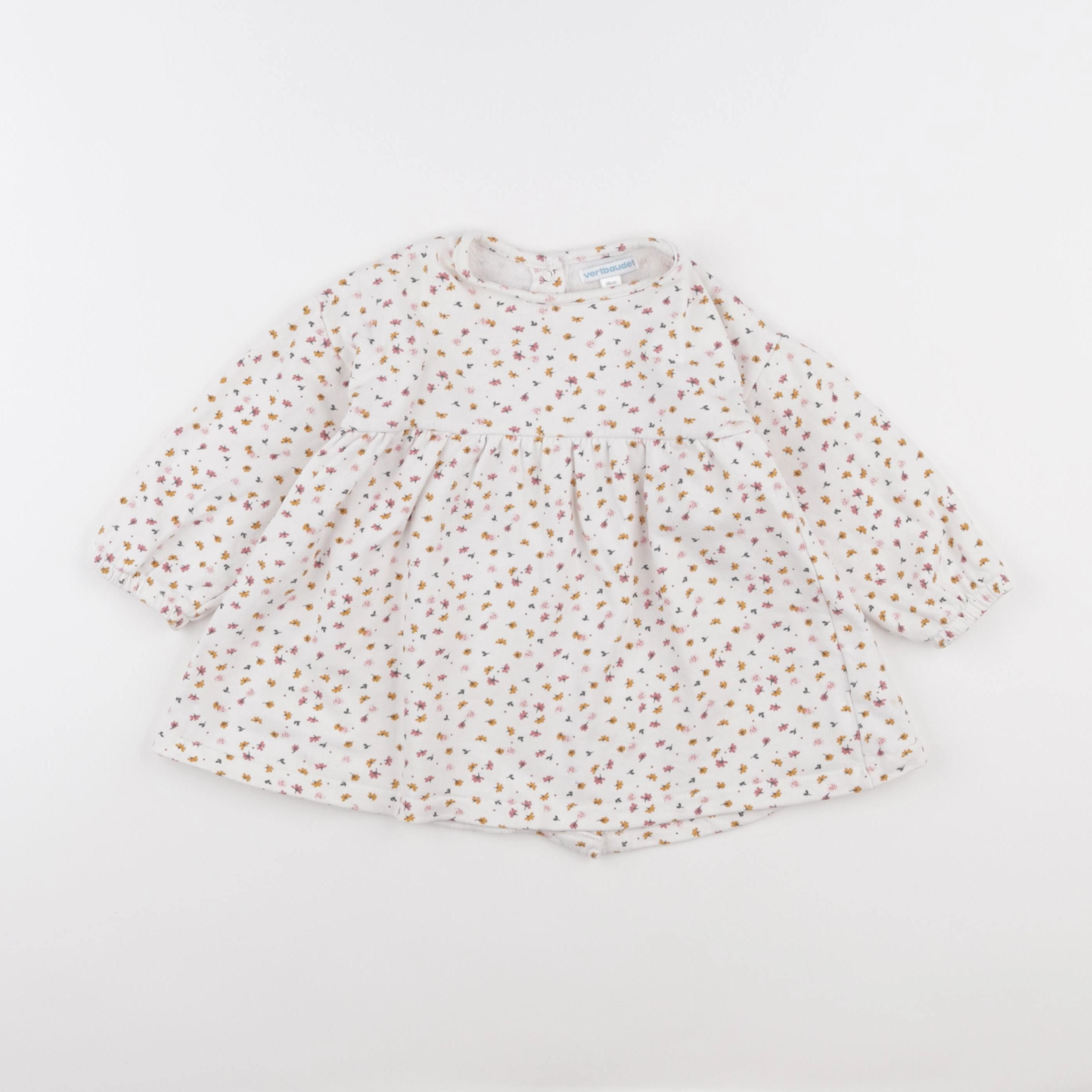 Vertbaudet - robe blanc - 24 mois