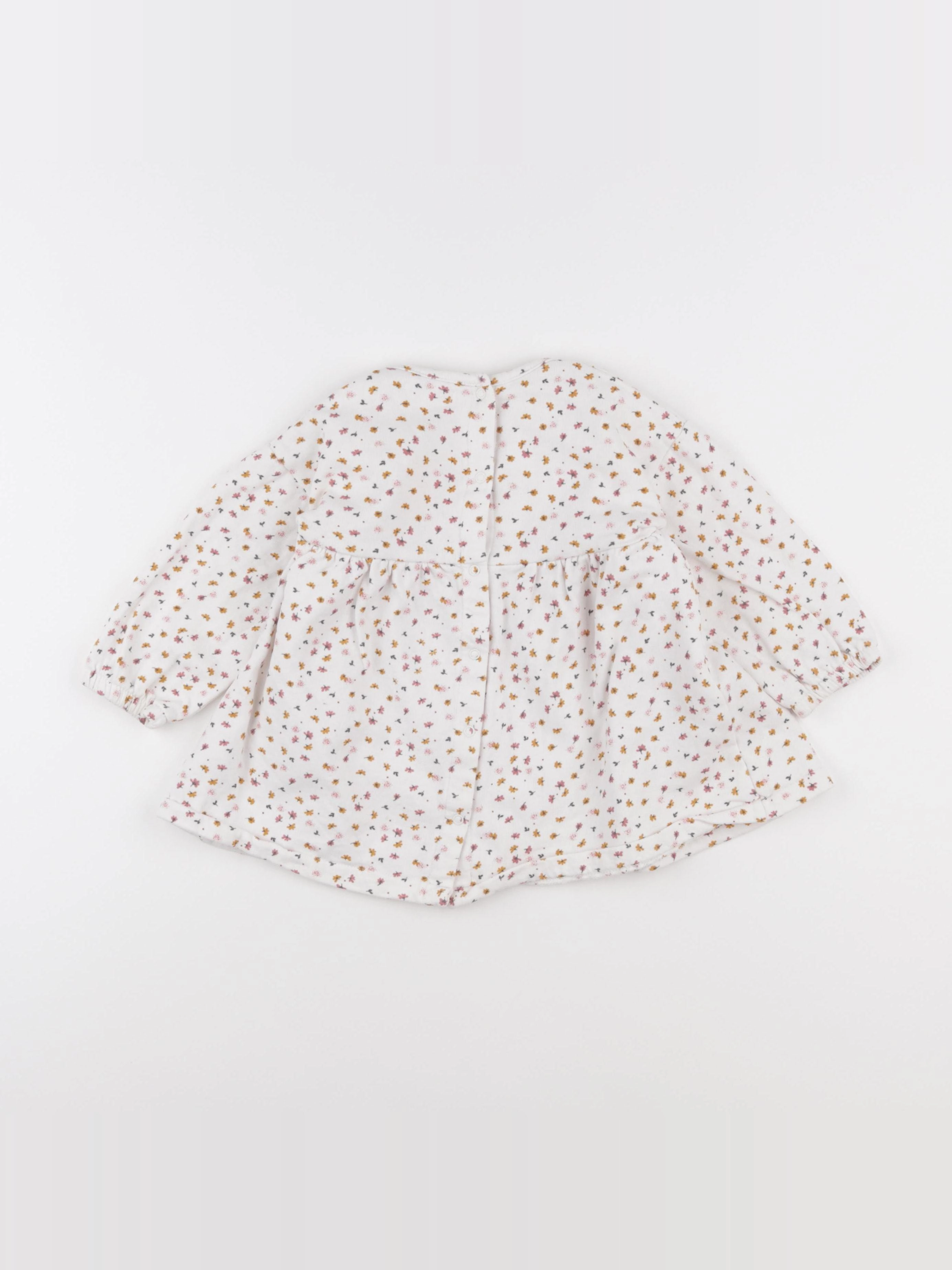 Vertbaudet - robe blanc - 24 mois