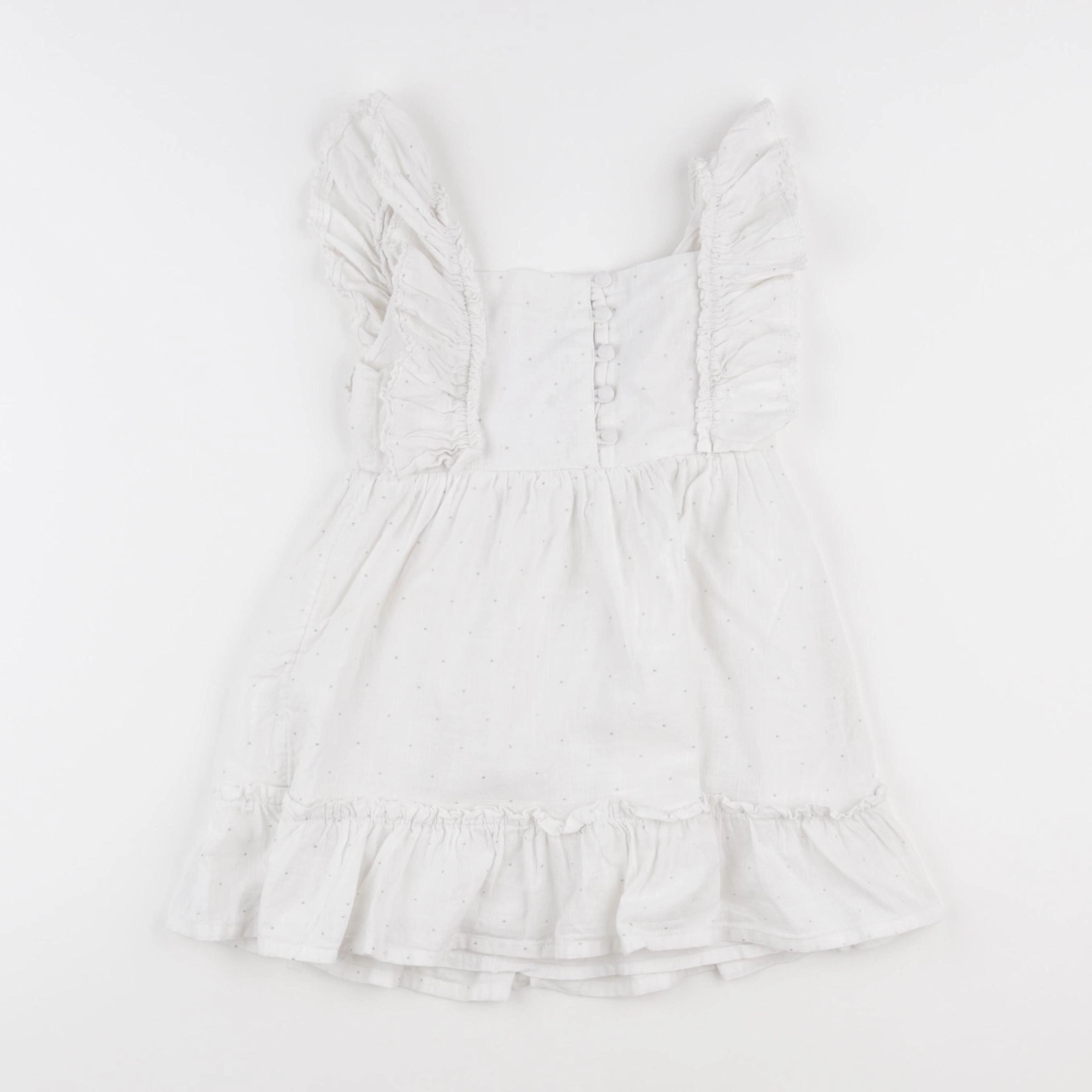 Vertbaudet - robe blanc - 4 ans