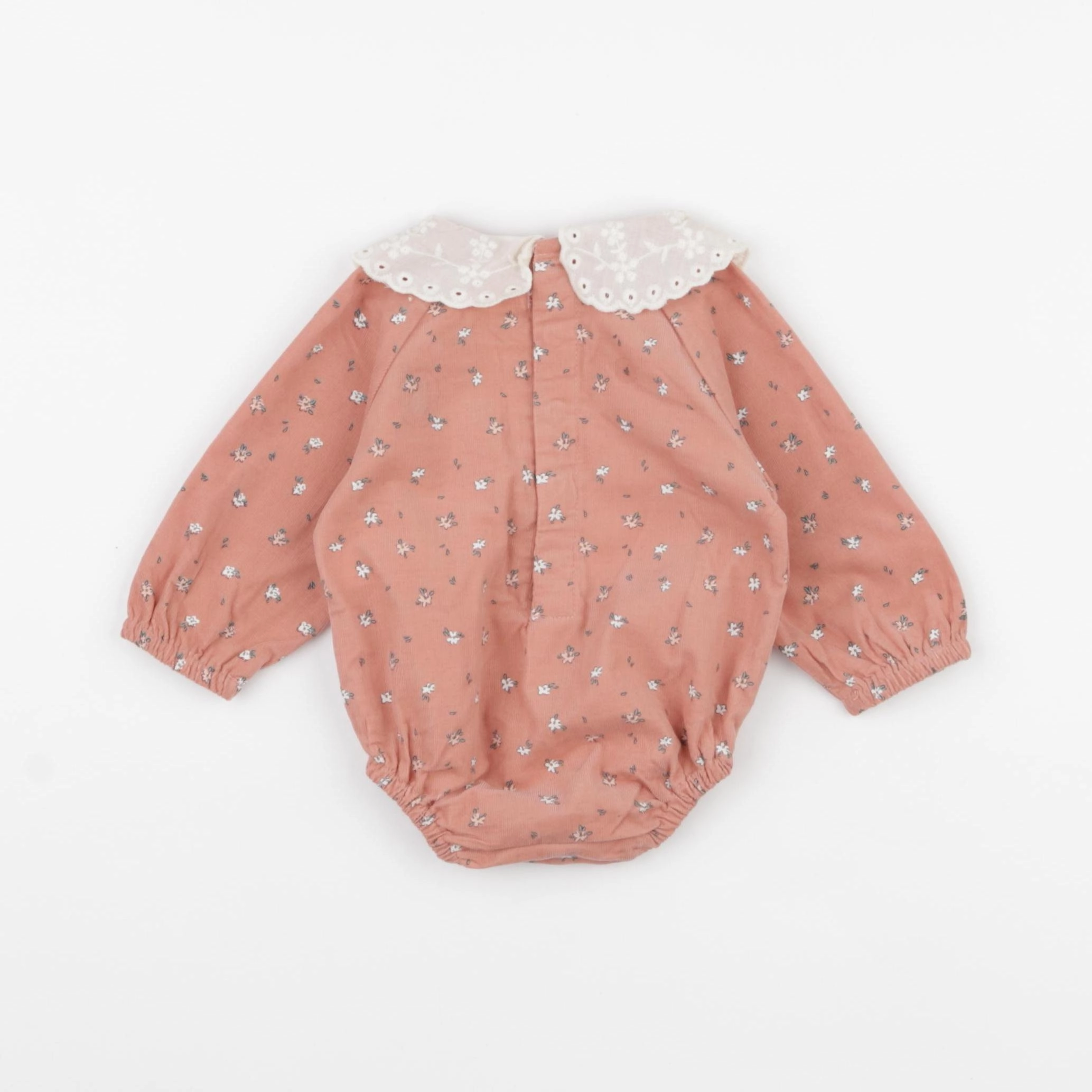 Vertbaudet - combinaison rose - 1 mois