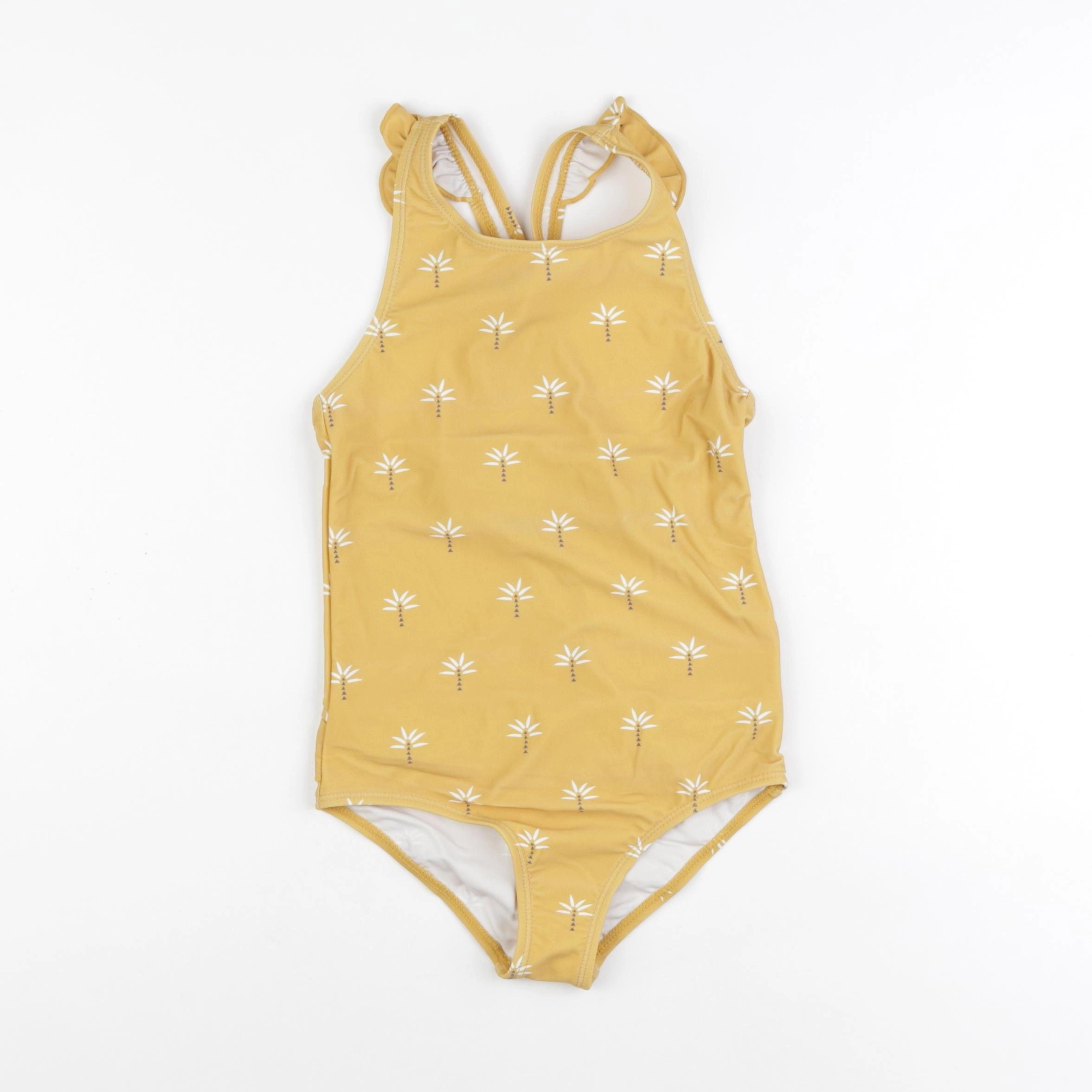 Fresk - Maillot de bain 1 pièce PALMIER jaune - 7/8 ans