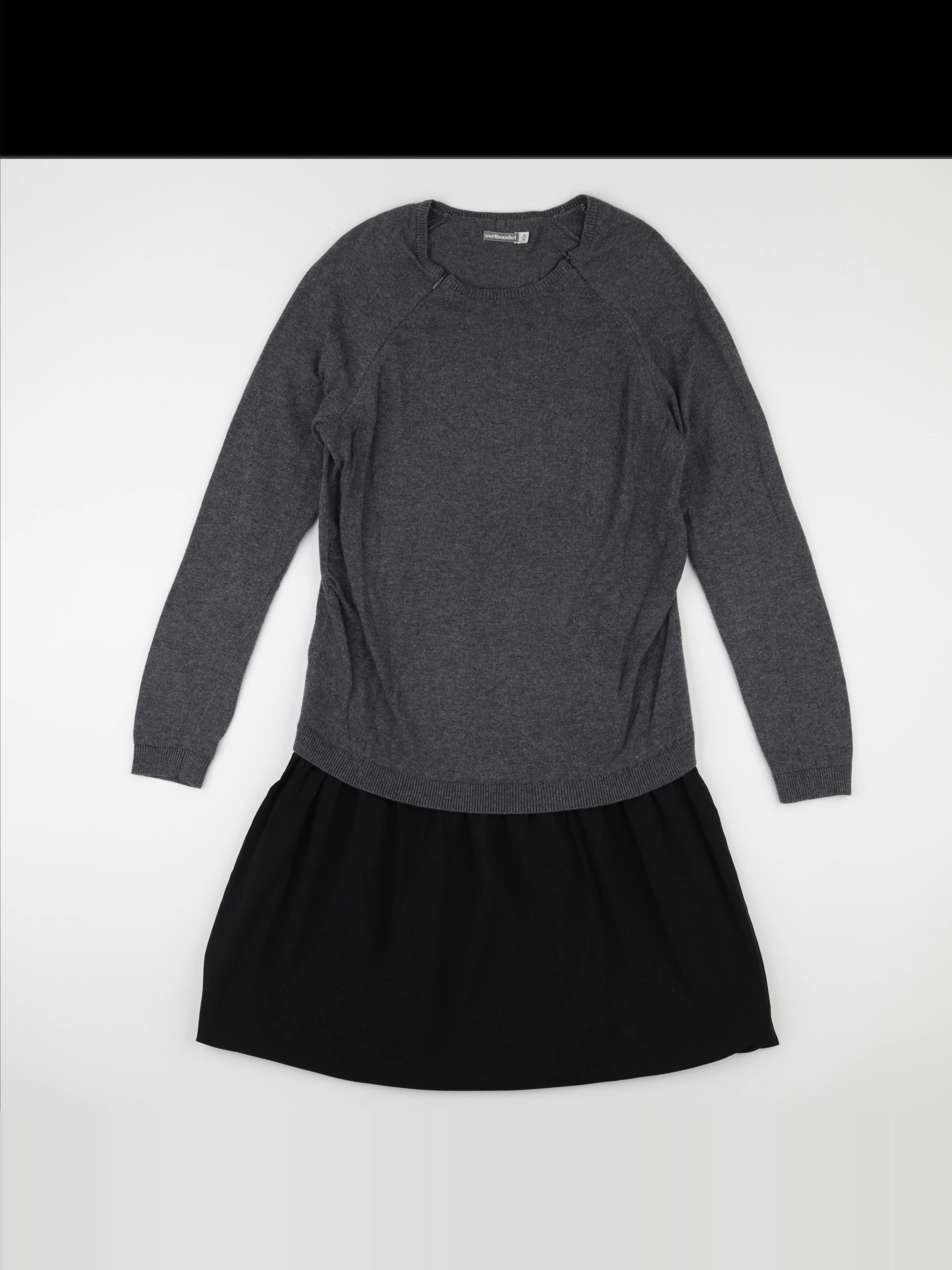 Vertbaudet - robe grossesse gris - 38 à 40