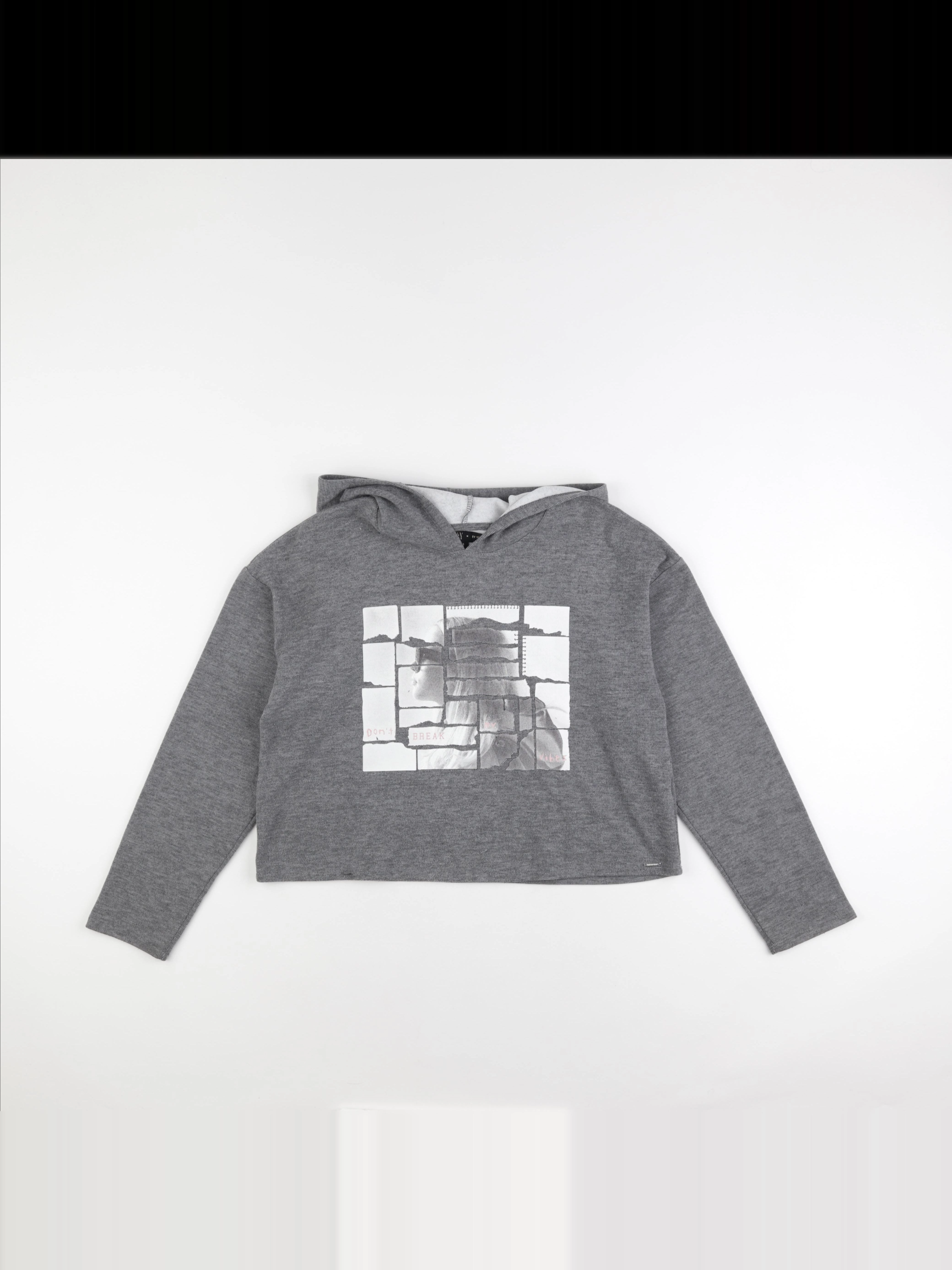 IKKS - sweat gris - 14 ans