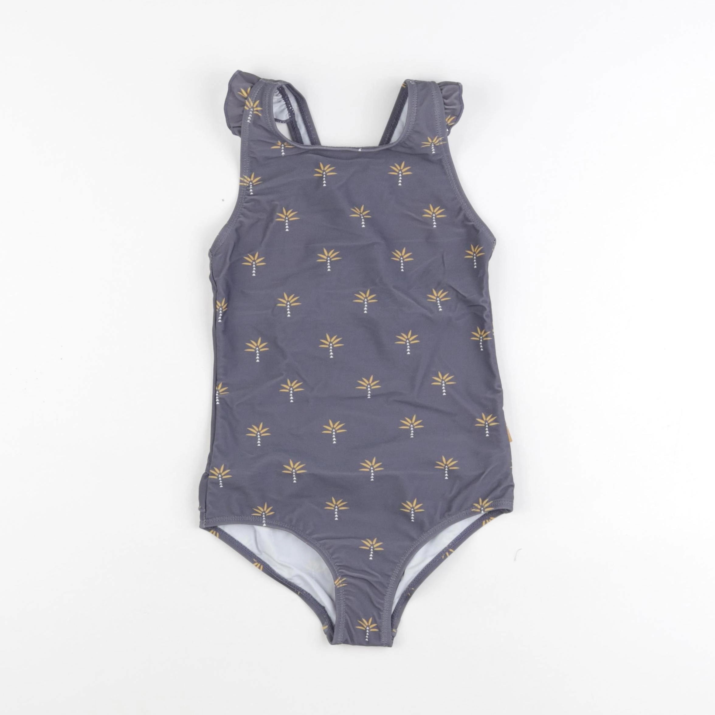 Fresk - Maillot de bain 1 pièce PALMIER gris - 7/8 ans