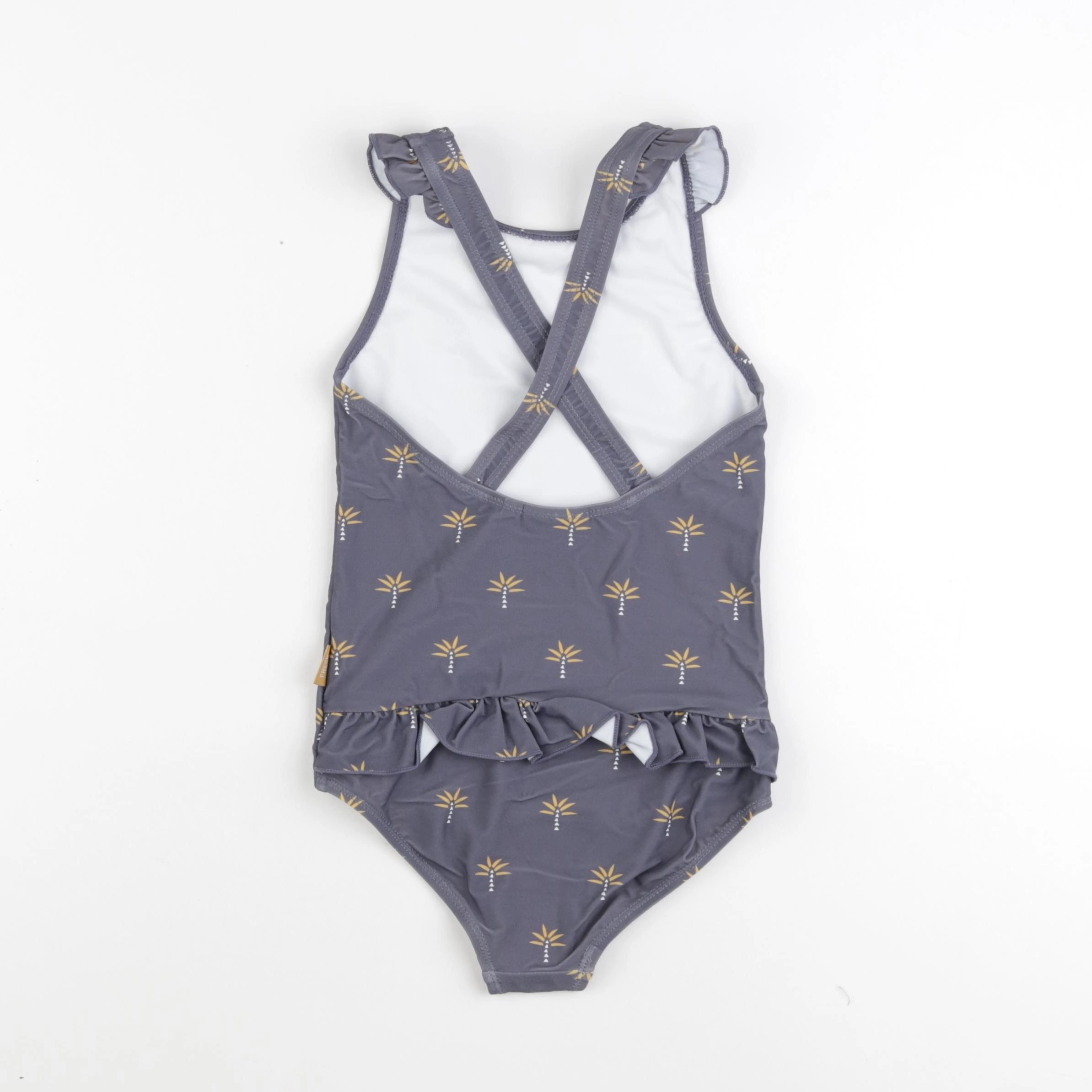 Fresk - Maillot de bain 1 pièce PALMIER gris - 7/8 ans