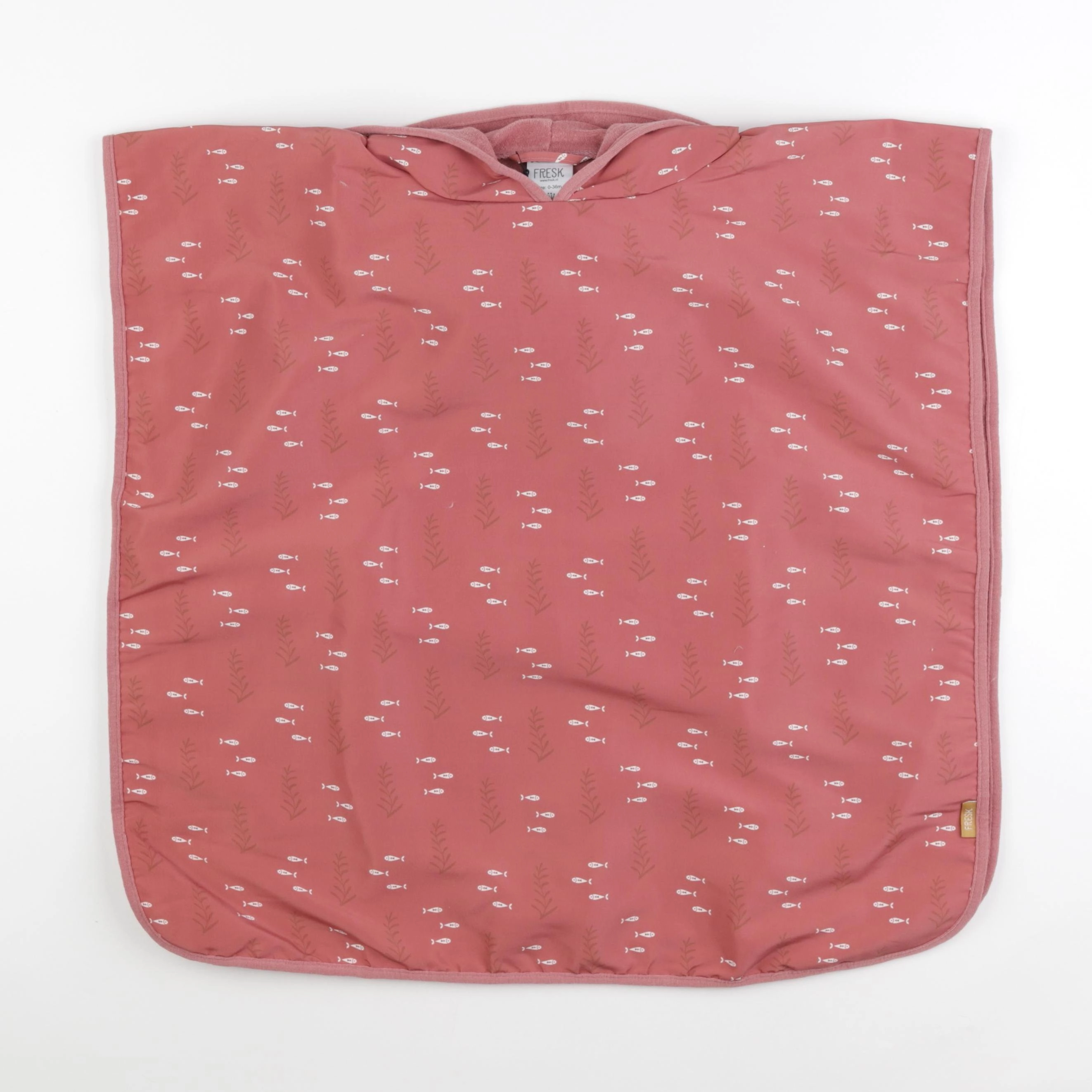 Fresk - Poncho de bain HOMARD rose - 0/36 mois