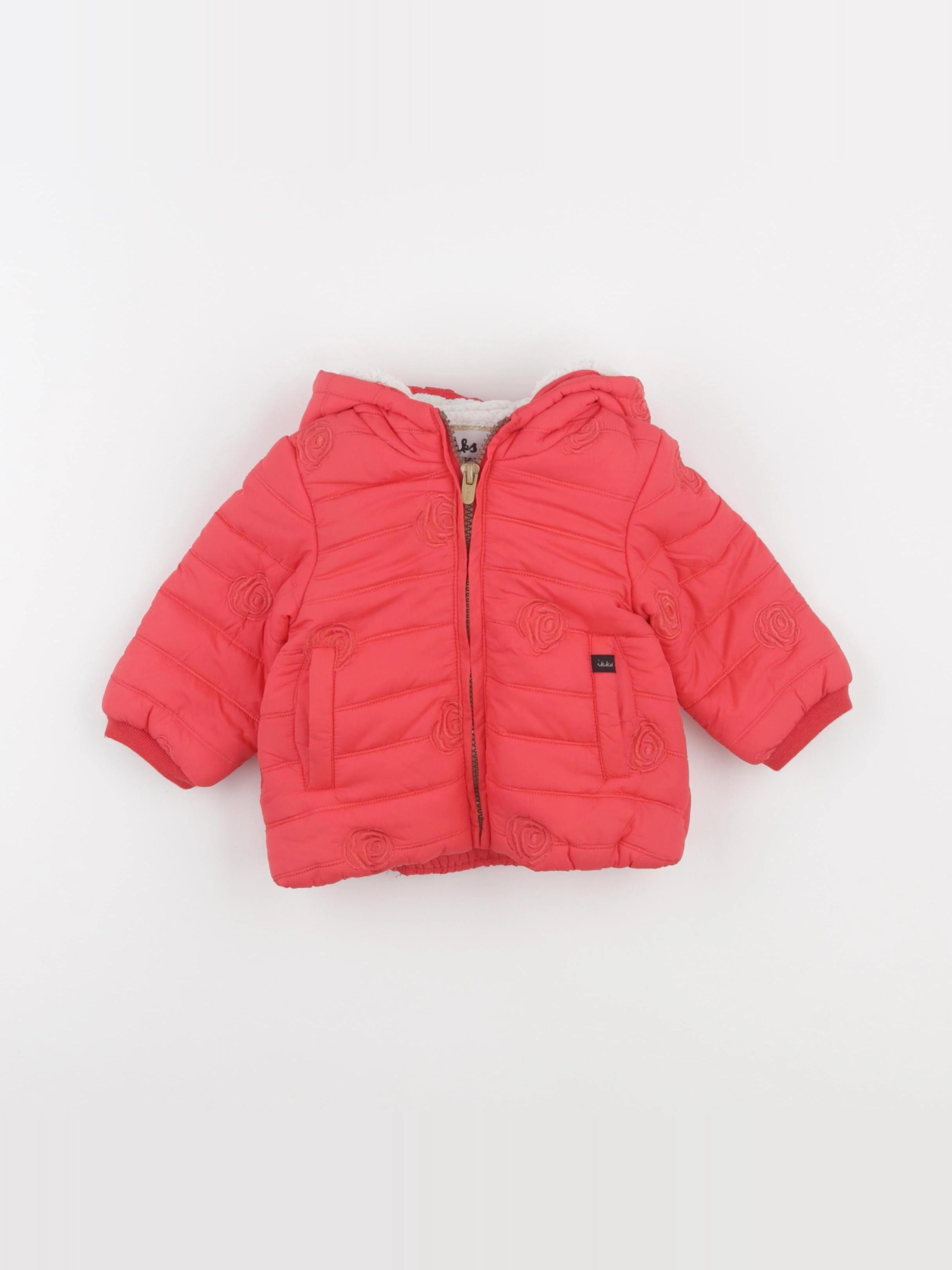 IKKS - doudoune rose - 6 mois