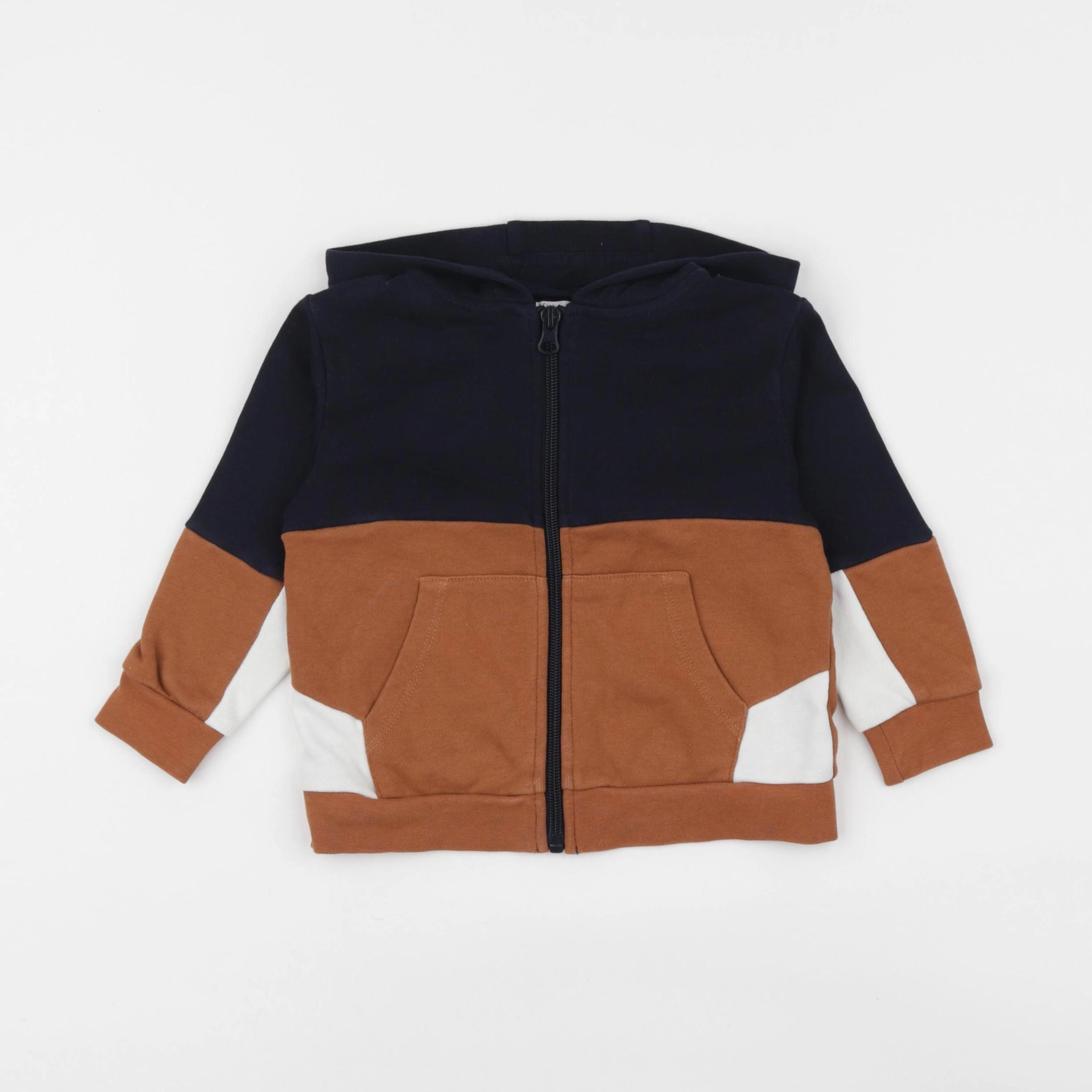 Little Cigogne - sweat bleu - 2 ans