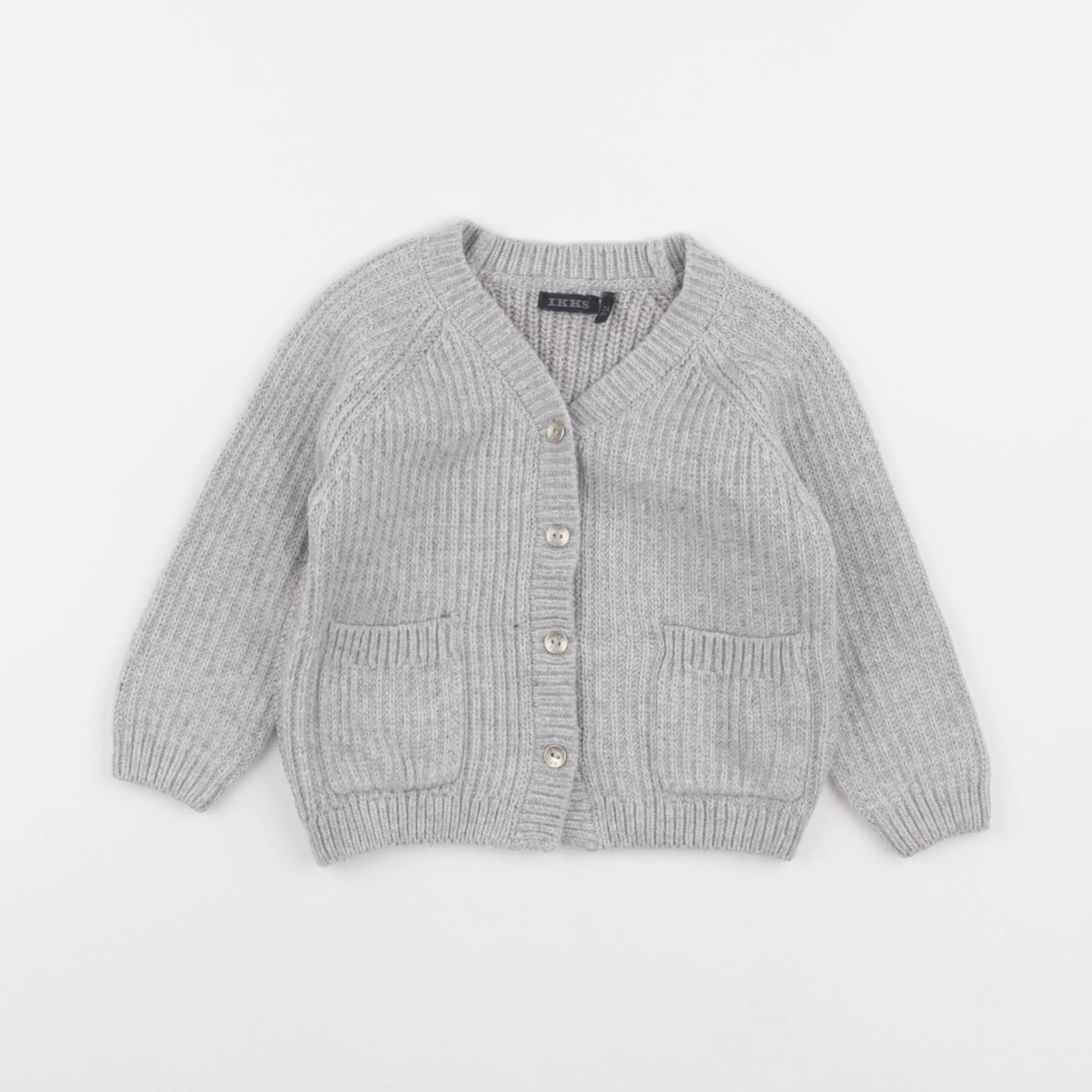 IKKS - gilet gris - 2 ans